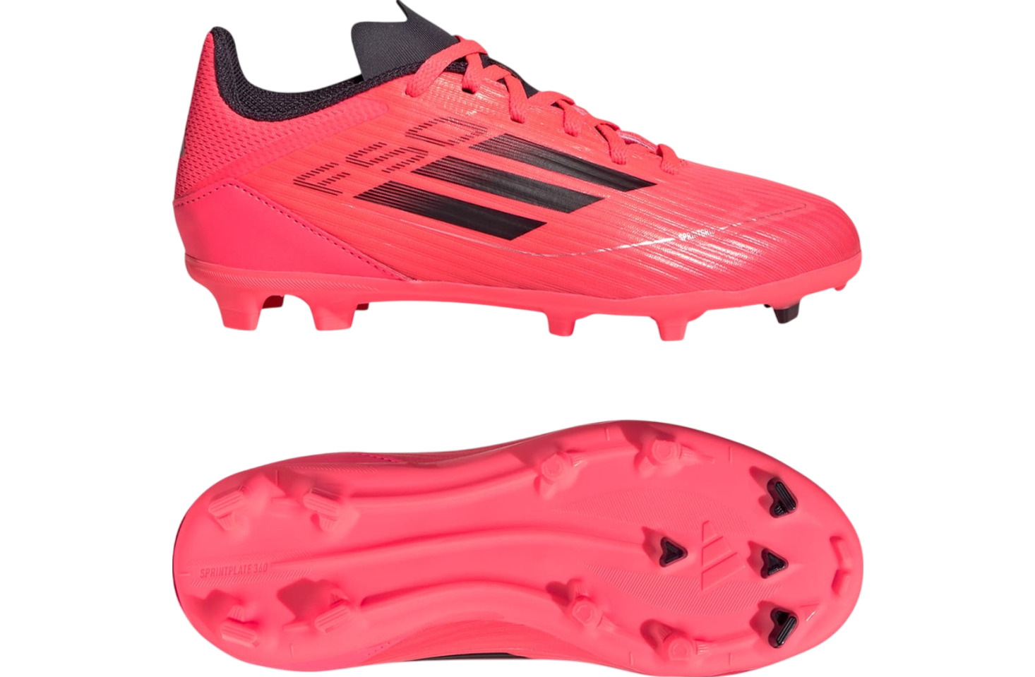 Adidas F50 League FG/MG GS Turbo / Aurora Black