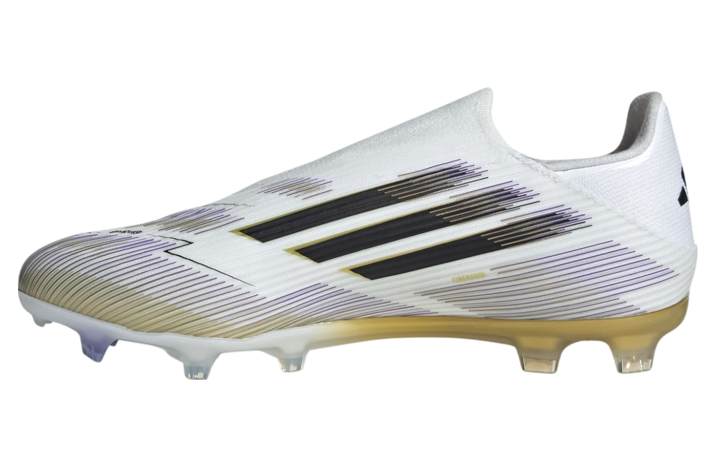 Adidas F50 League Laceless FG/MG Cloud White / Core Black