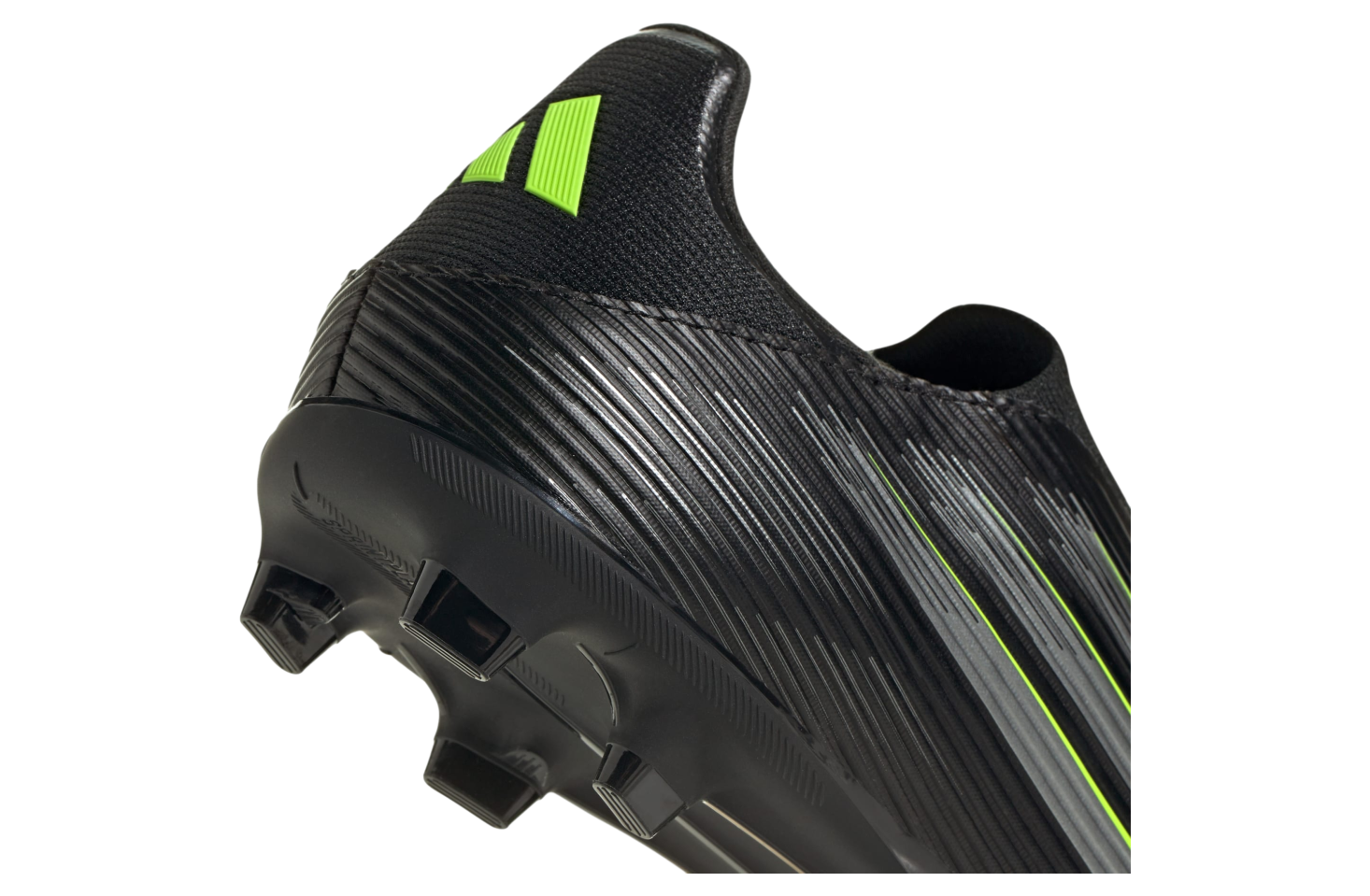 Adidas F50 League Laceless Fg/mg Core Black / Iron Metallic / Lucid Lemon