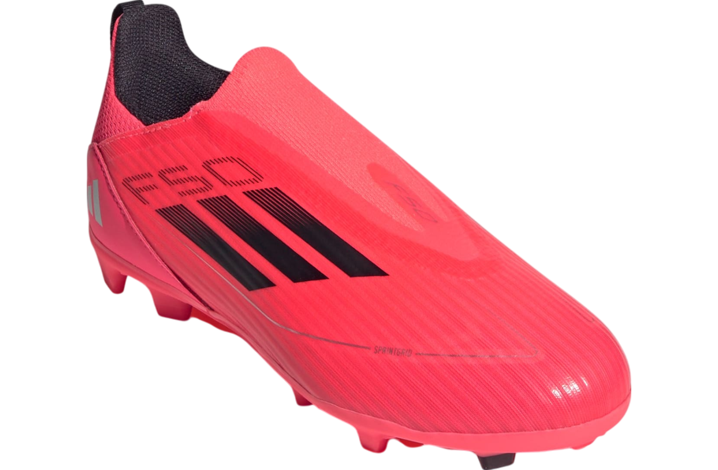 Adidas F50 League Laceless FG/MG GS Turbo / Aurora Black