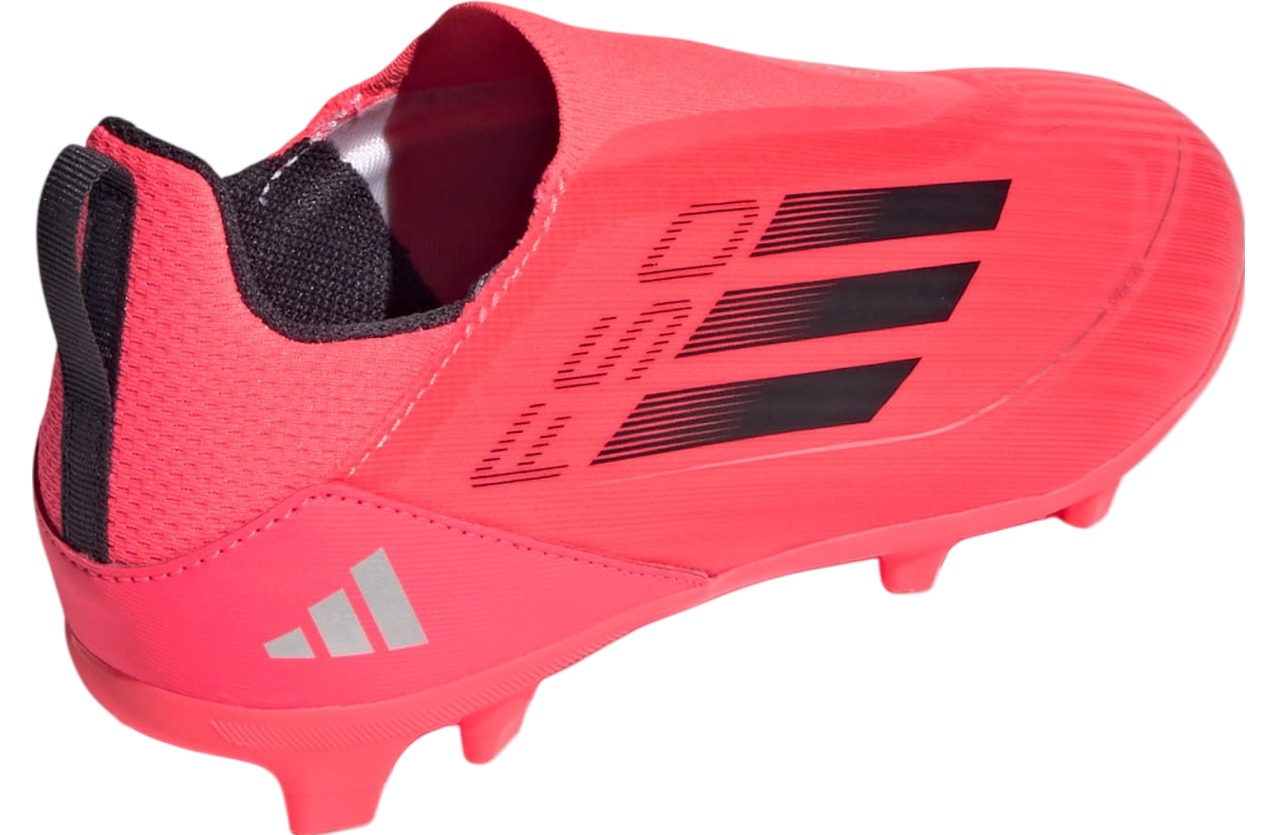 Adidas F50 League Laceless FG/MG GS Turbo / Aurora Black