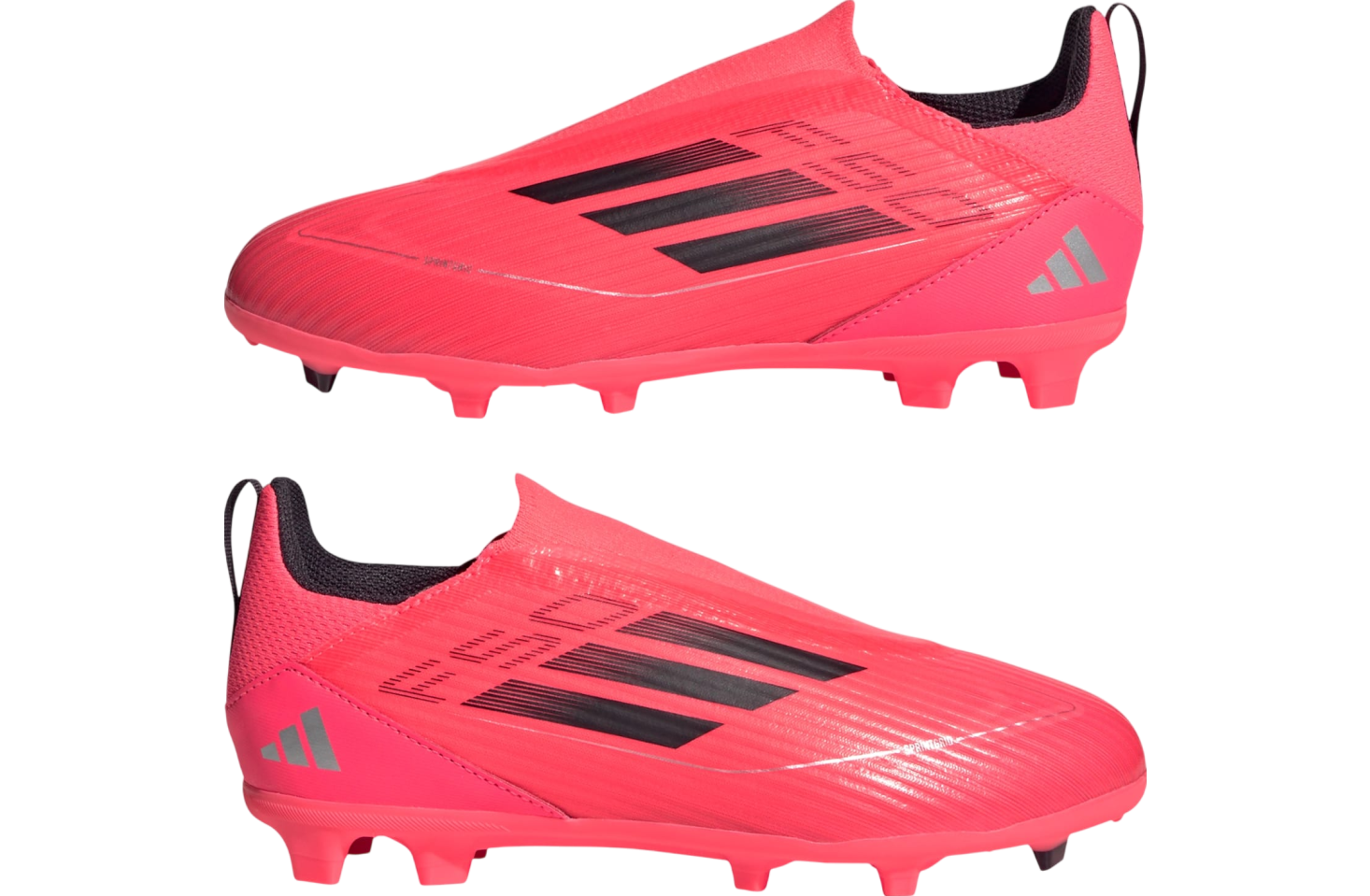 Adidas F50 League Laceless FG/MG GS Turbo / Aurora Black