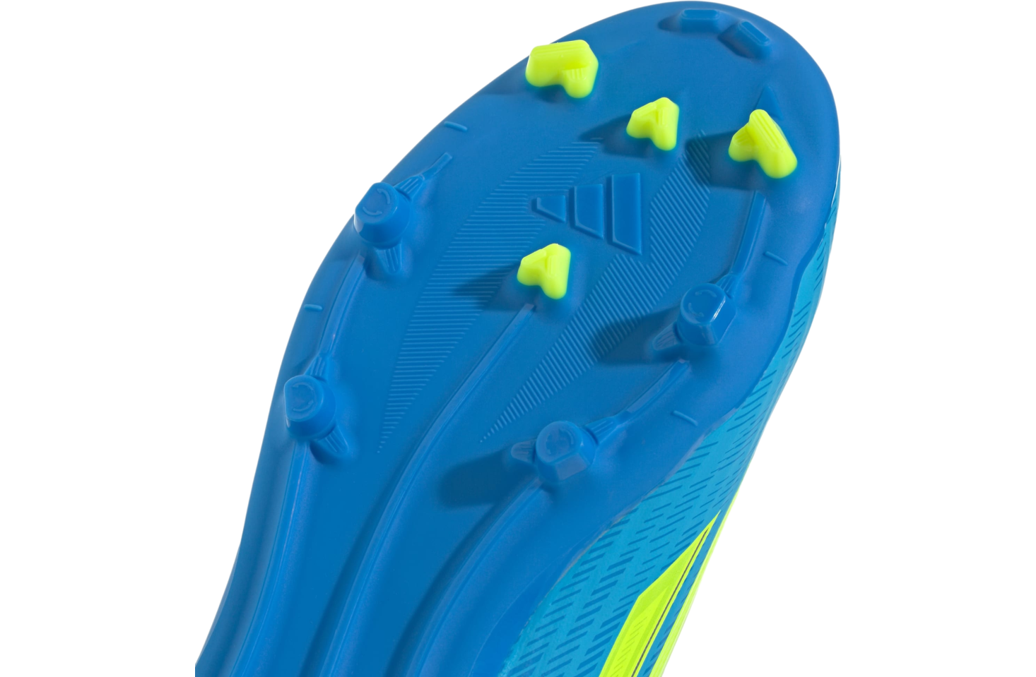 Adidas F50 League Laceless FG / Multi Ground GS Lucid Ray Blue / Team Solar Yellow 2