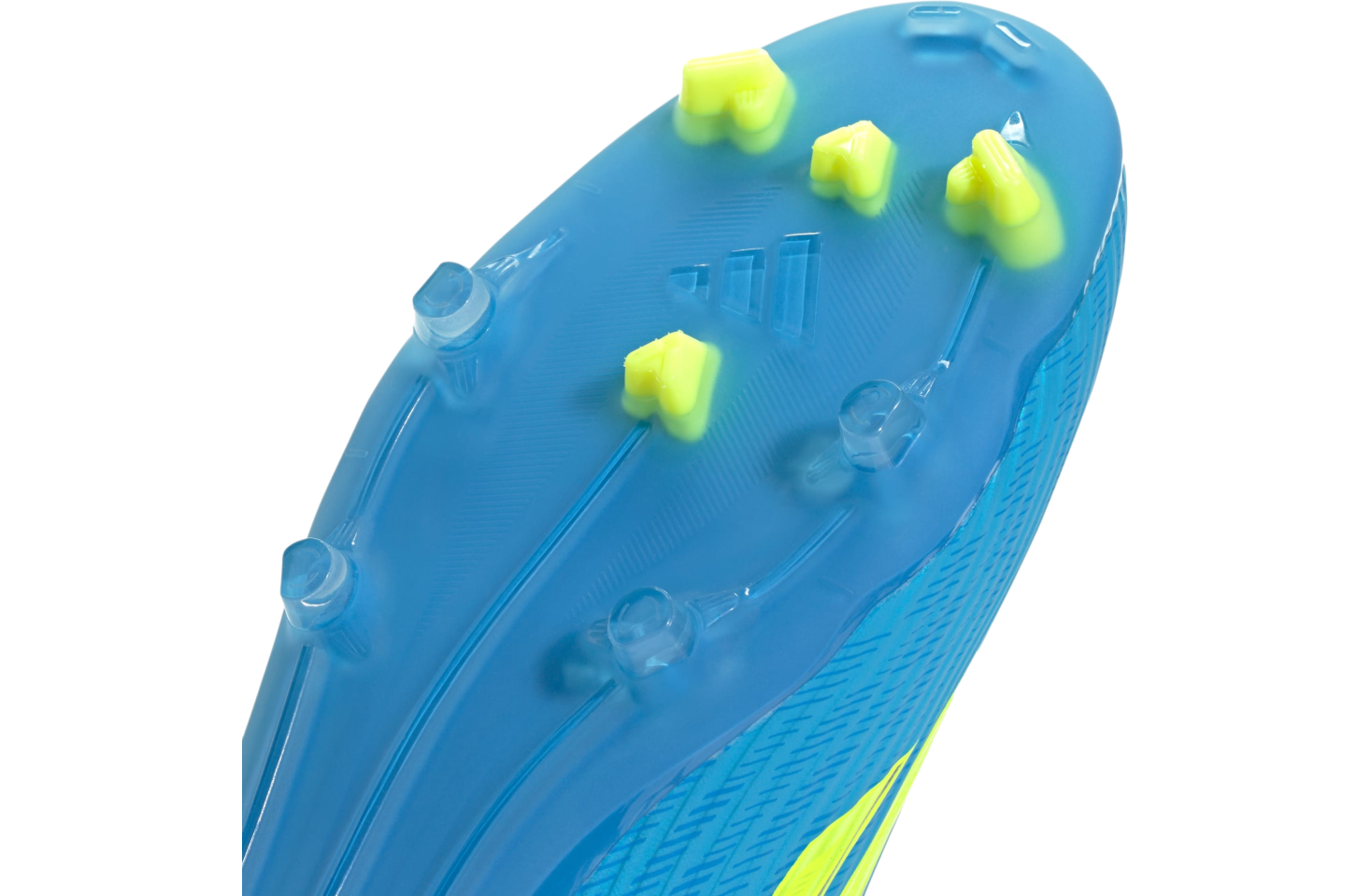 Adidas F50 League Laceless FG / Multi Ground Lucid Ray Blue / Team Solar Yellow 2