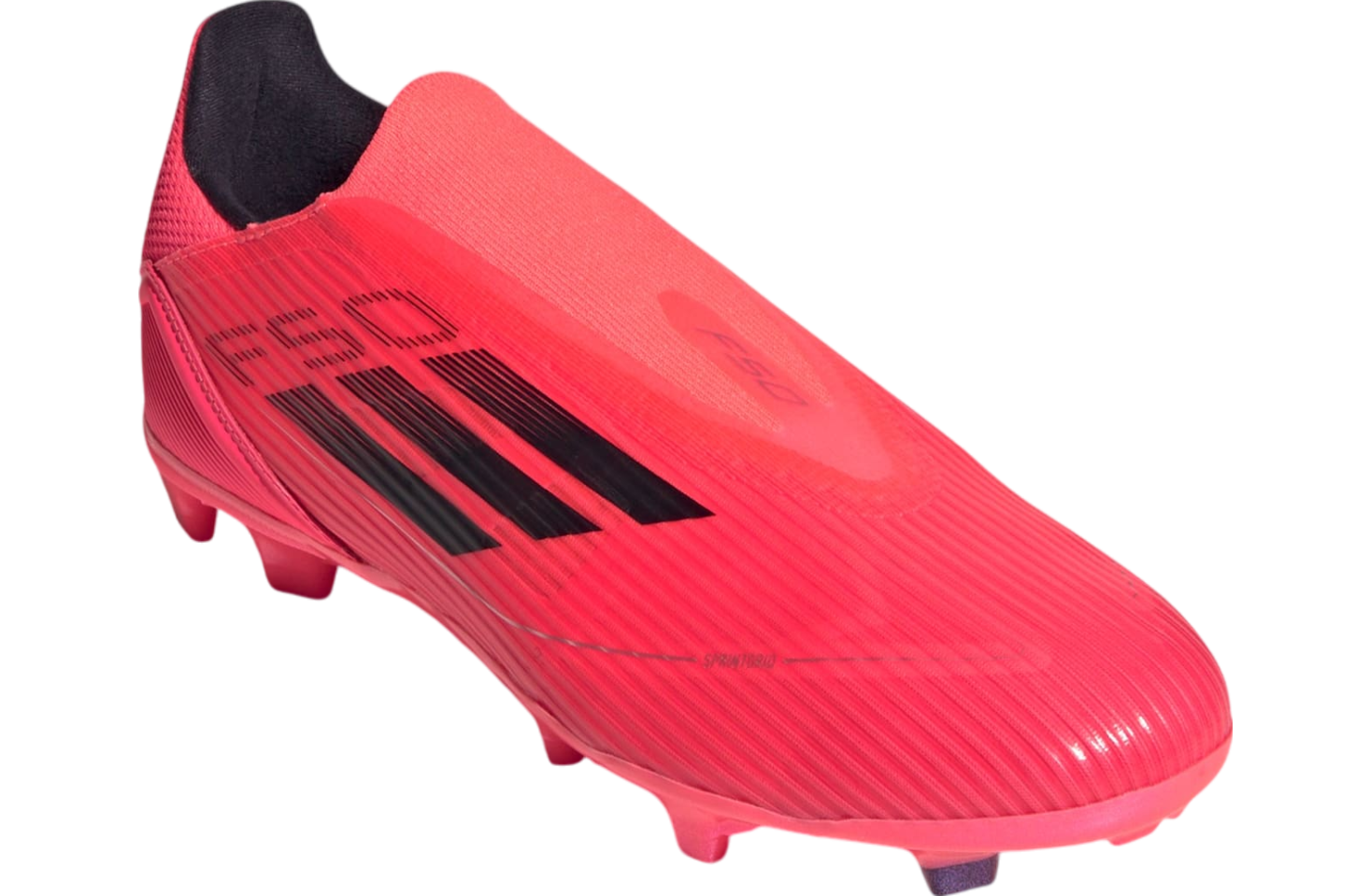 Adidas F50 League Laceless Firm/multi-Ground Turbo / Aurora Black