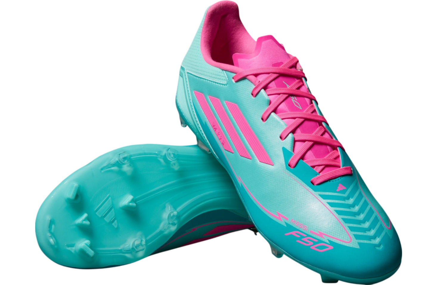 Adidas F50 League Messi Fg/mg Flash Aqua / Lucid Pink