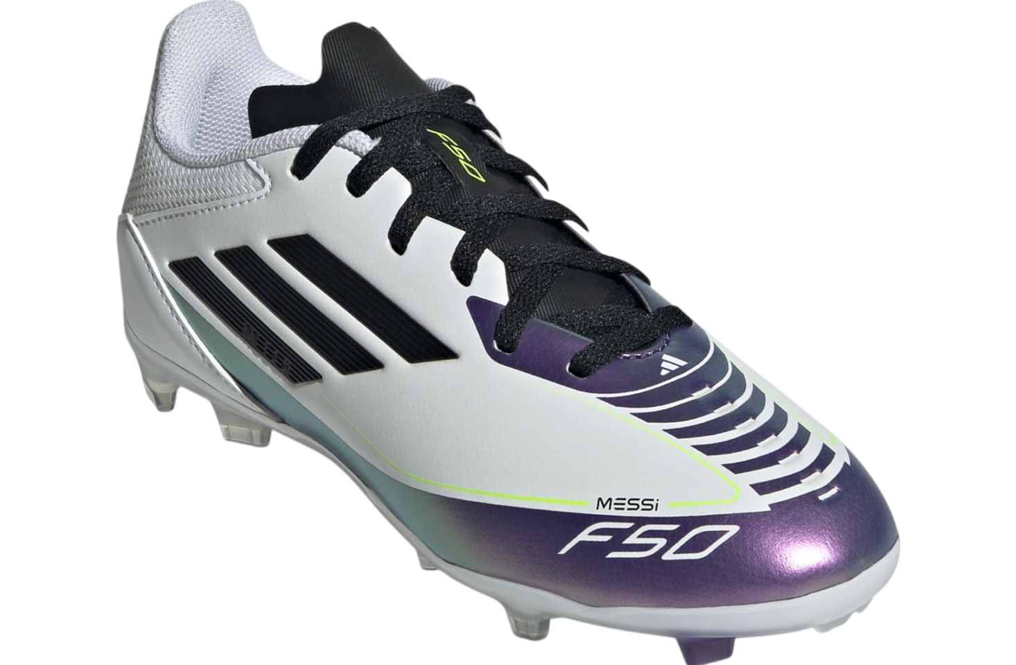 Adidas F50 League Messi FG/MG   GS Cloud White / Core Black