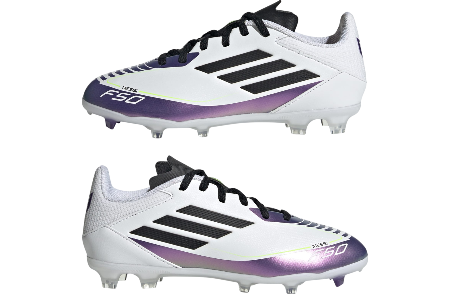 Adidas F50 League Messi FG/MG   GS Cloud White / Core Black