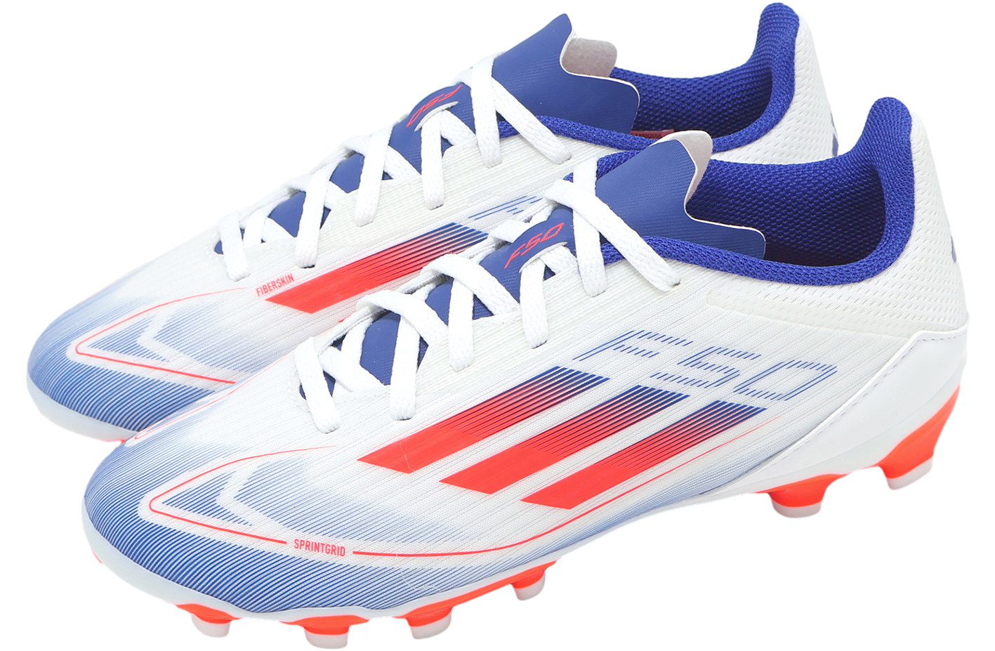 Adidas F50 League MG J GS Cloud White / Solar Red