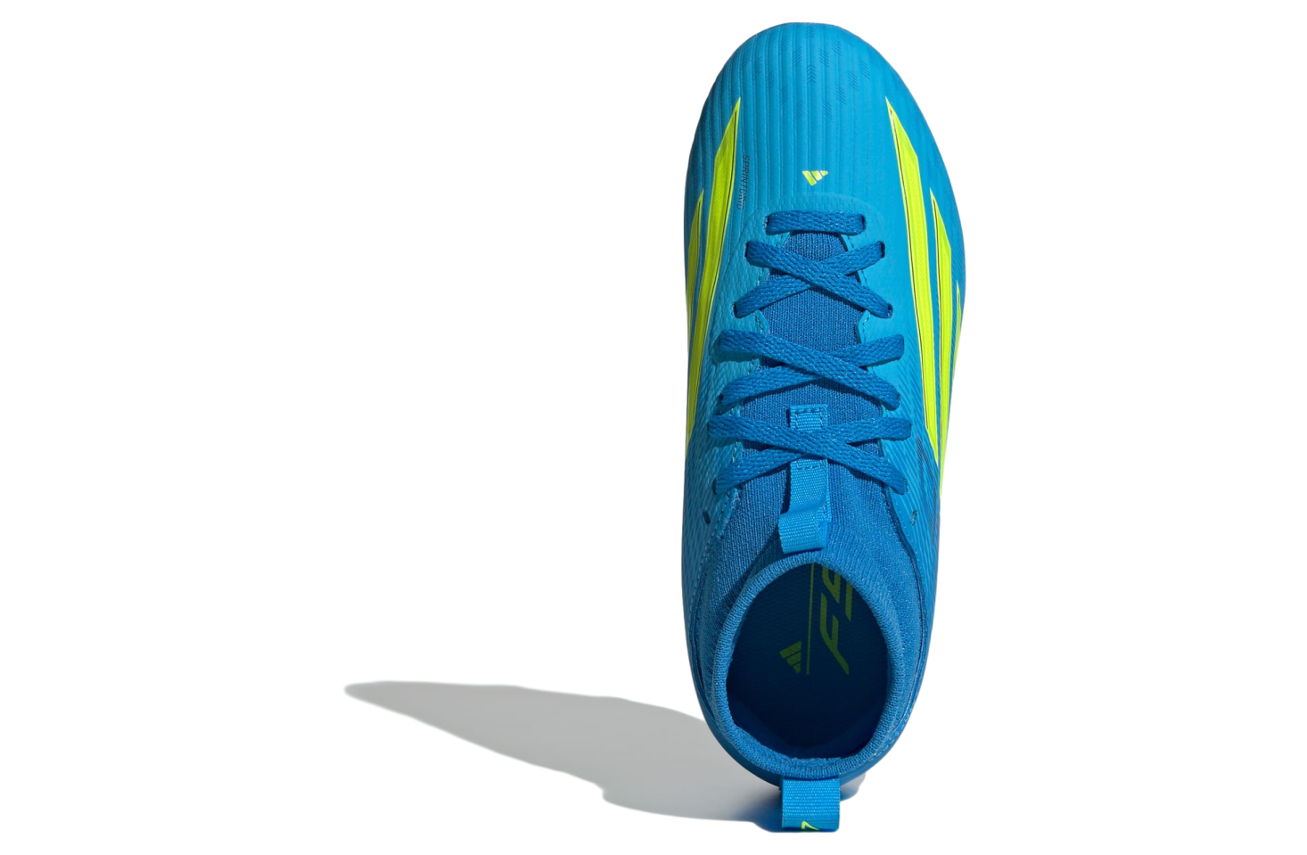 Adidas F50 League Mid Cut FG / Multi Ground GS Lucid Ray Blue / Team Solar Yellow 2