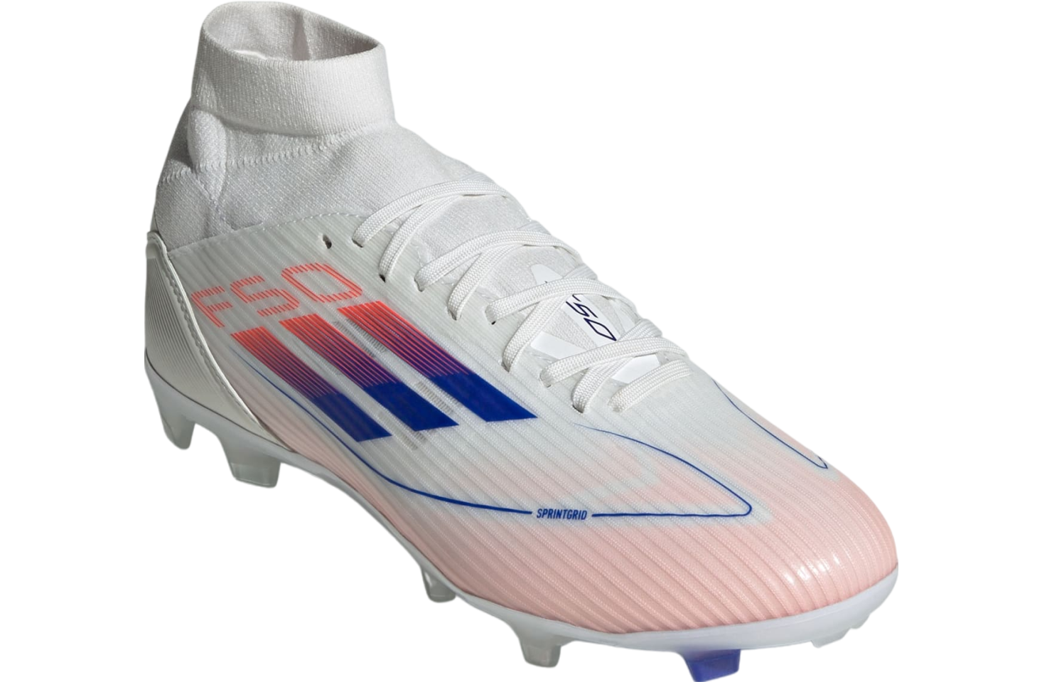 Adidas F50 League Mid FG/MG WMNS Cloud White / Lucid Blue