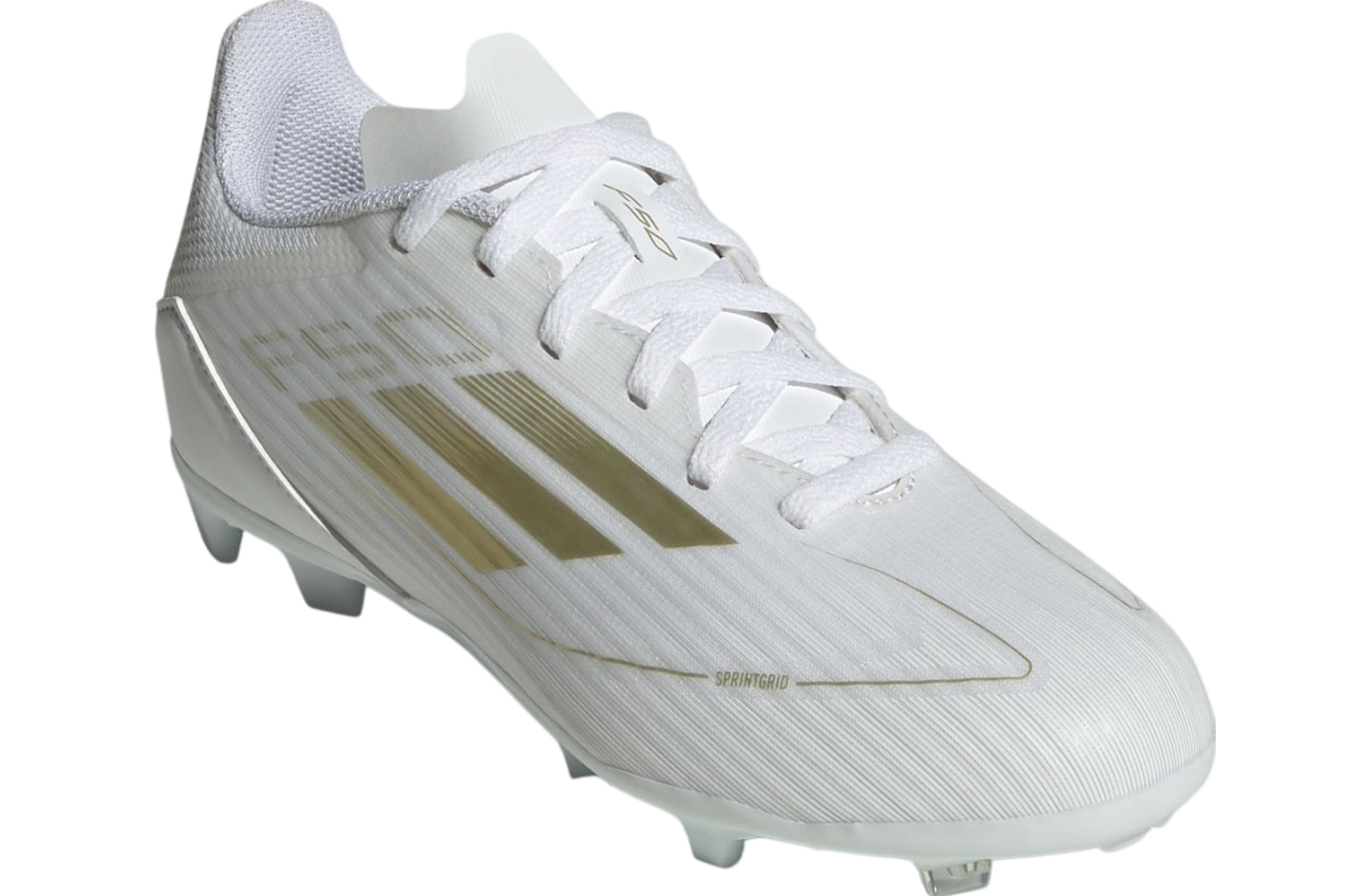 Adidas F50 League Multi-Ground GS Cloud White / Gold Metallic