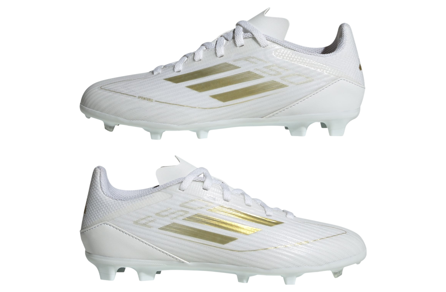 Adidas F50 League Multi-Ground GS Cloud White / Gold Metallic