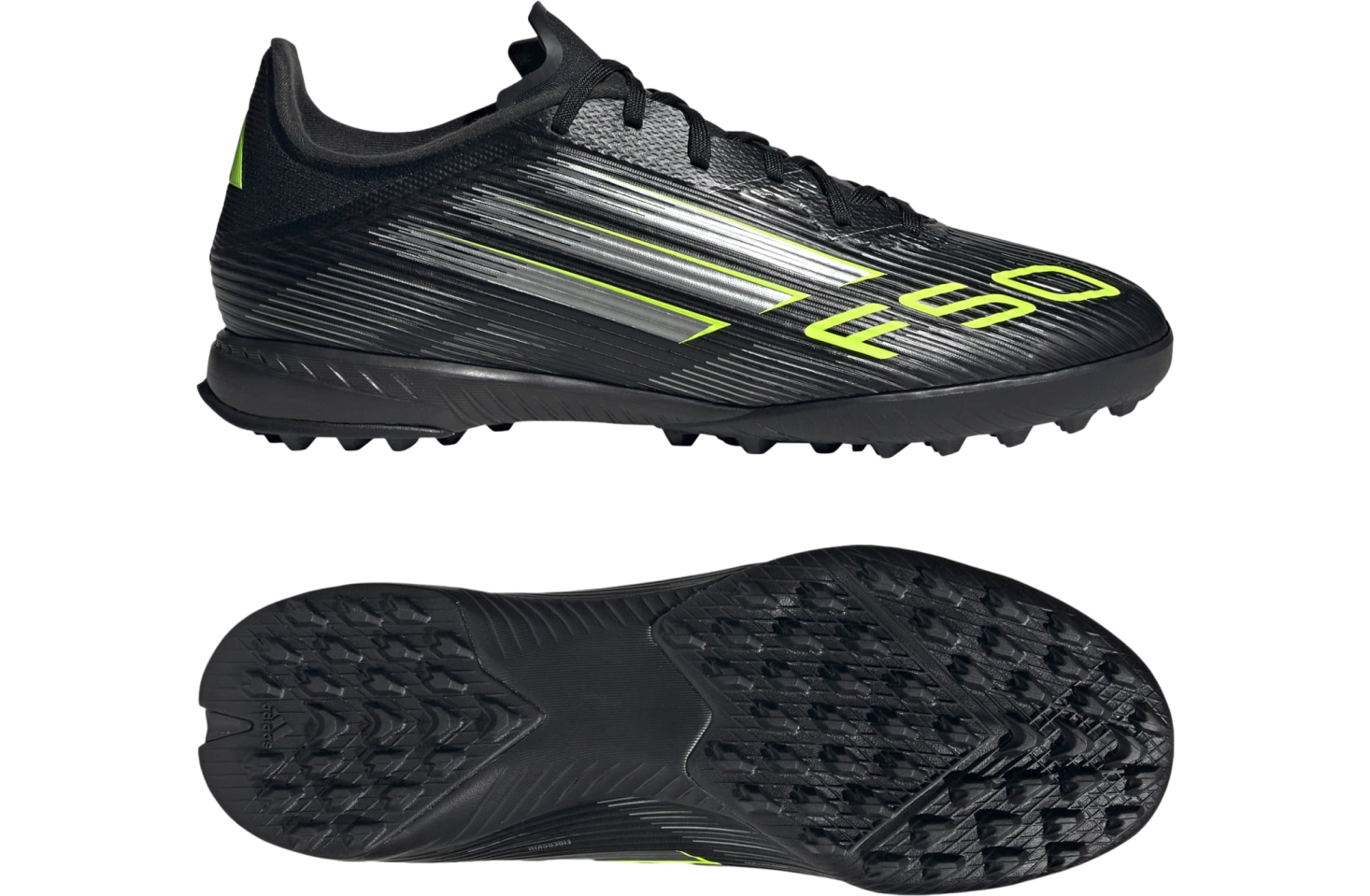 Adidas F50 League Turf Core Black / Iron Metallic - Jul 2025