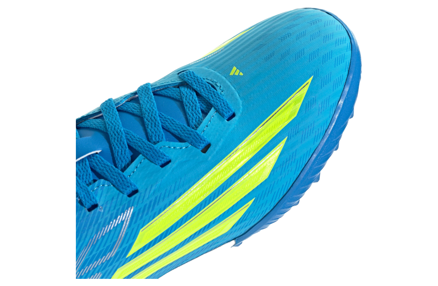 Adidas F50 League Turf GS Lucid Ray Blue / Team Solar Yellow 2