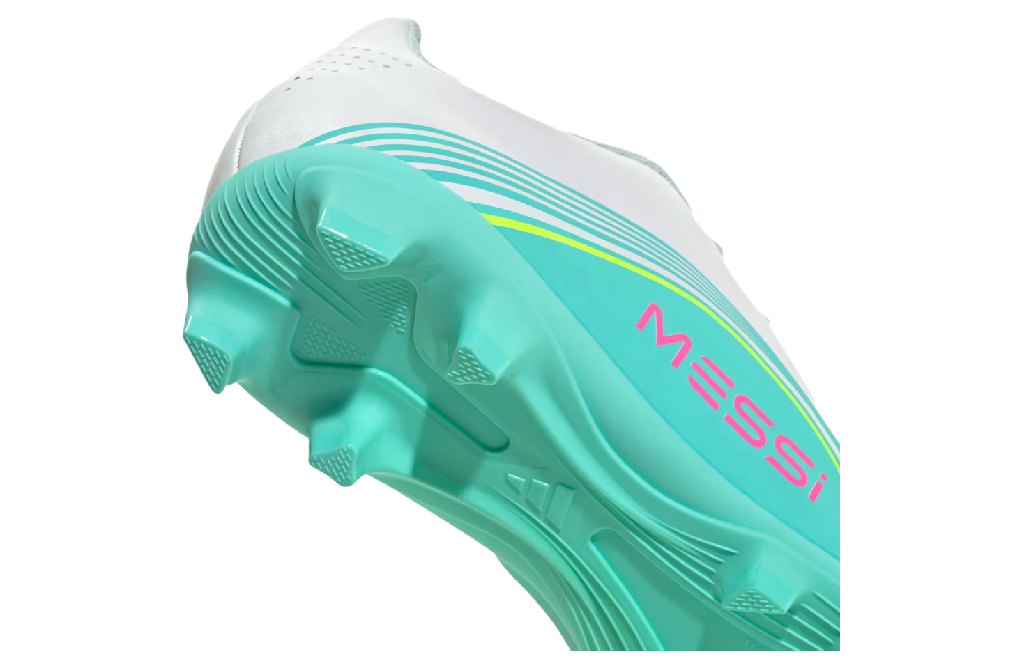 Adidas F50 Messi Club FG / Multi Ground GS Cloud White / Lucid Pink