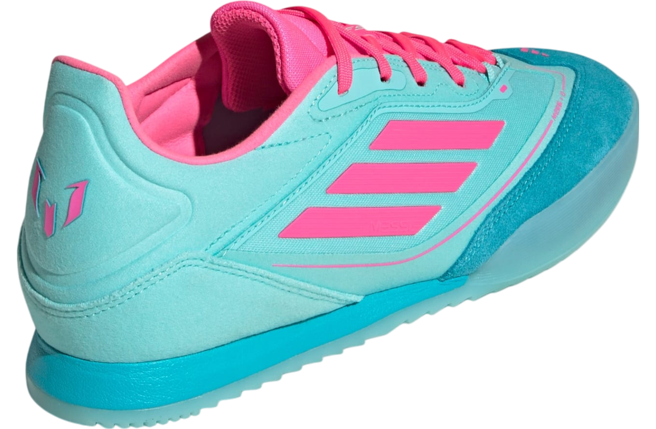 Adidas F50 Messi Freestyle Indoor Soccer Flash Aqua / Lucid Pink
