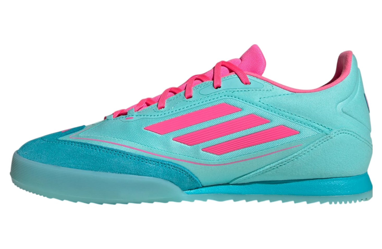 Adidas F50 Messi Freestyle Indoor Soccer Flash Aqua / Lucid Pink