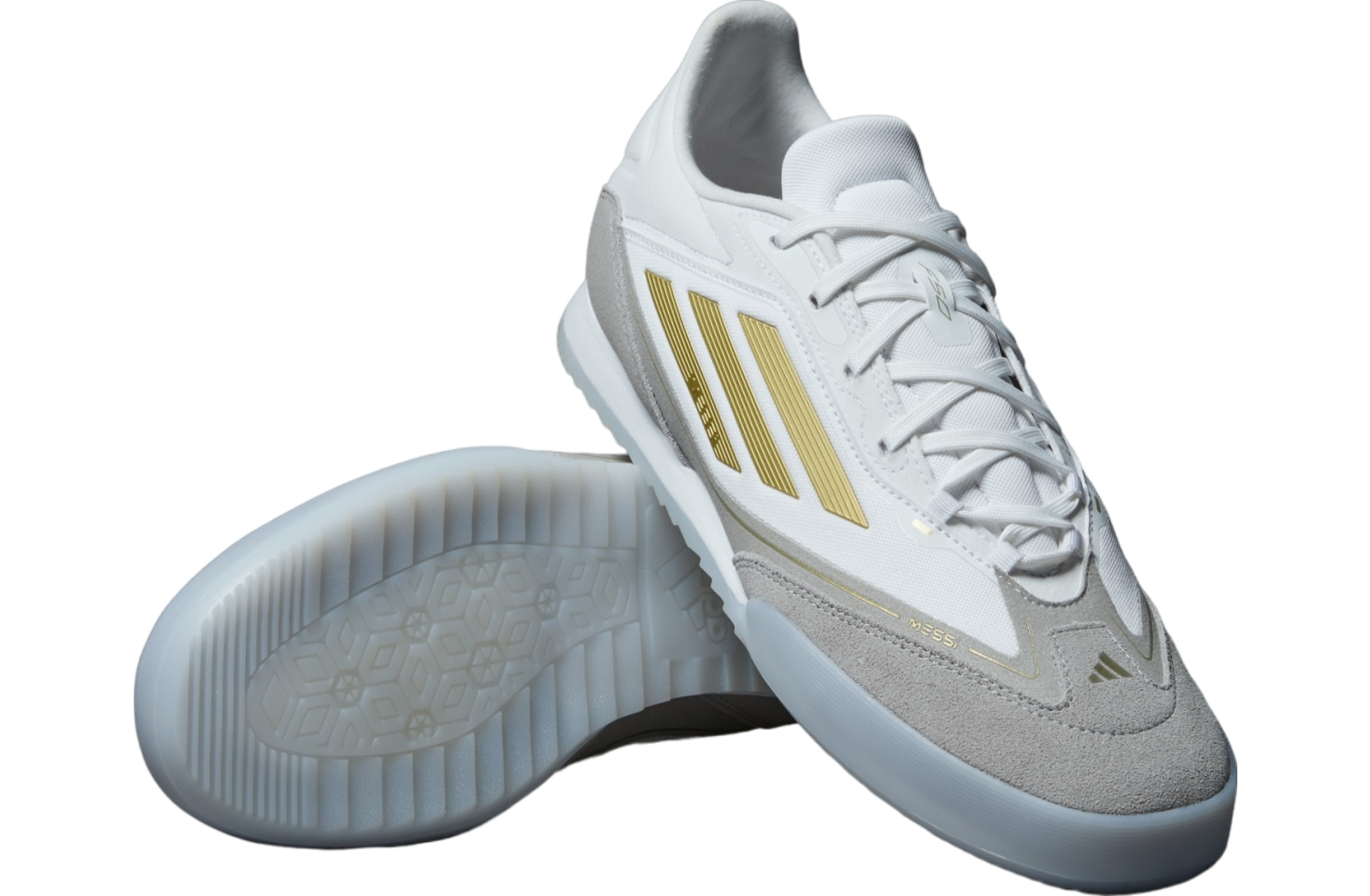 Adidas F50 Messi Freestyle WMNS Cloud White / Gold Metallic