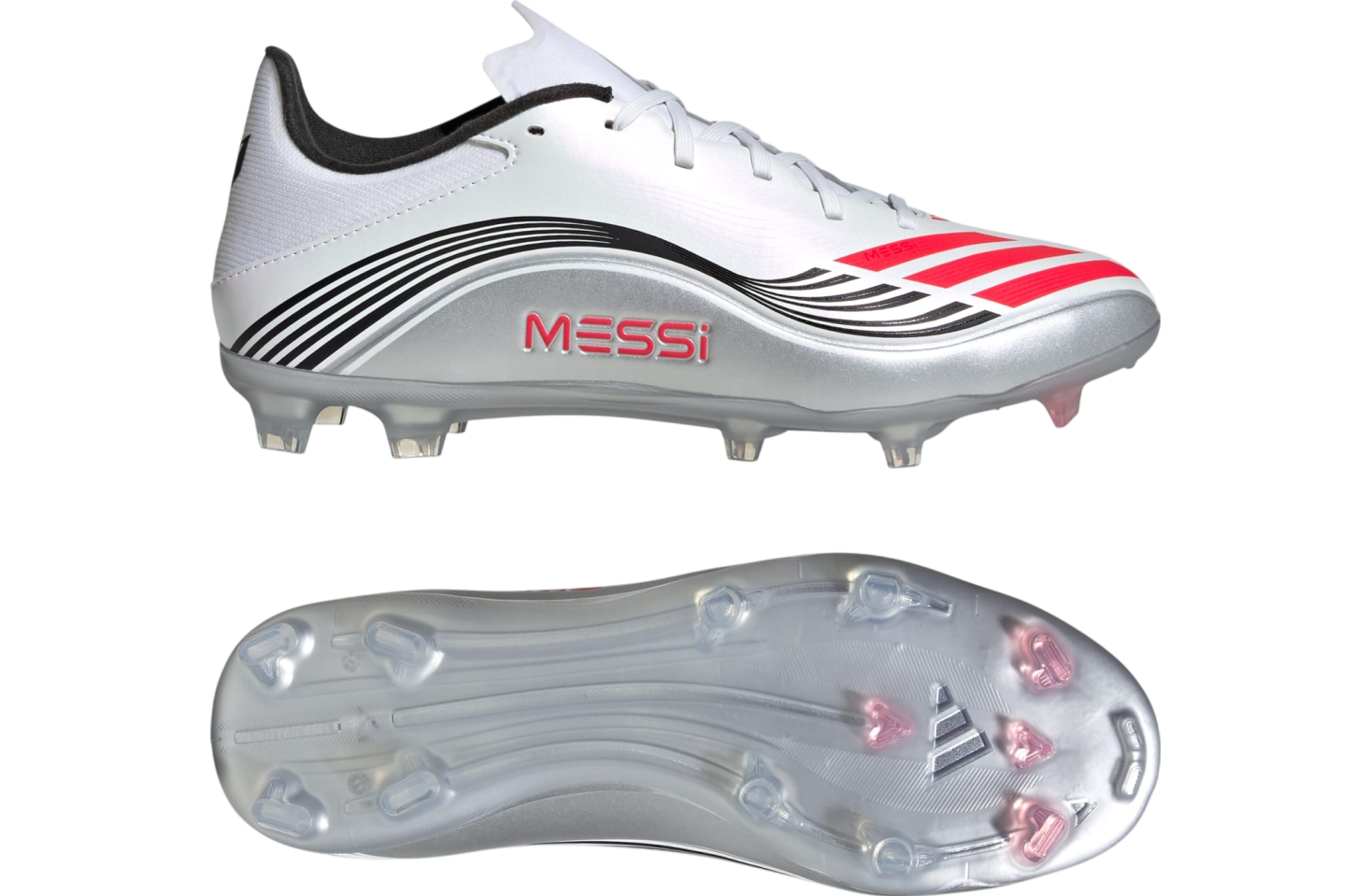 Adidas F50 Messi League FG/MG Cloud White / Lucid Red