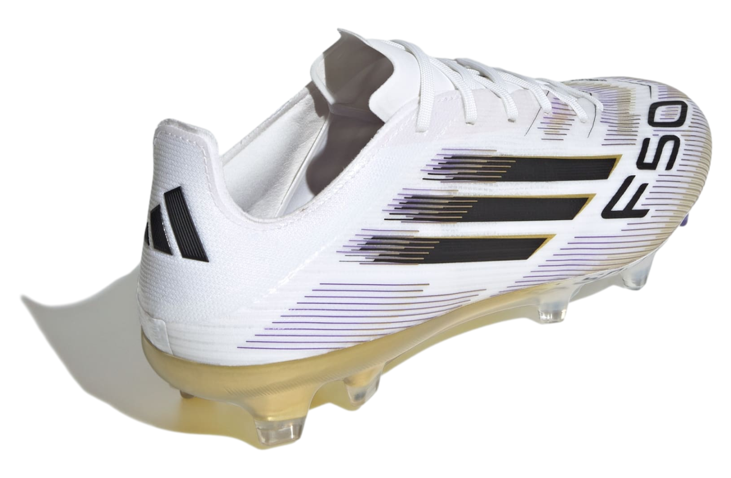 Adidas F50 Pro Fg Cloud White / Core Black / Gold Metallic