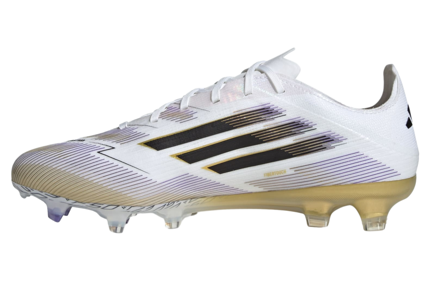 Adidas F50 Pro Fg Cloud White / Core Black / Gold Metallic