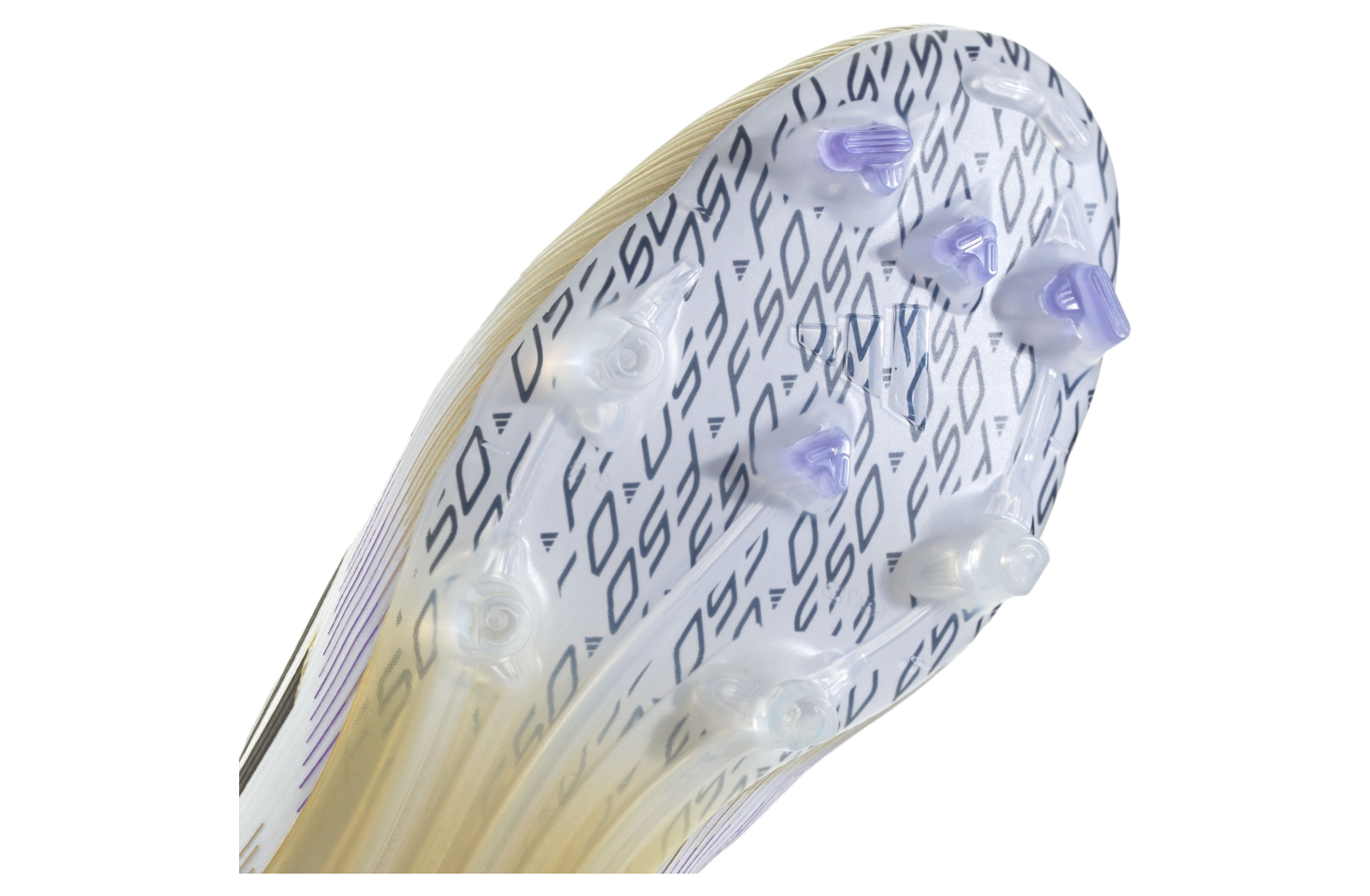 Adidas F50 Pro Fg Cloud White / Core Black / Gold Metallic