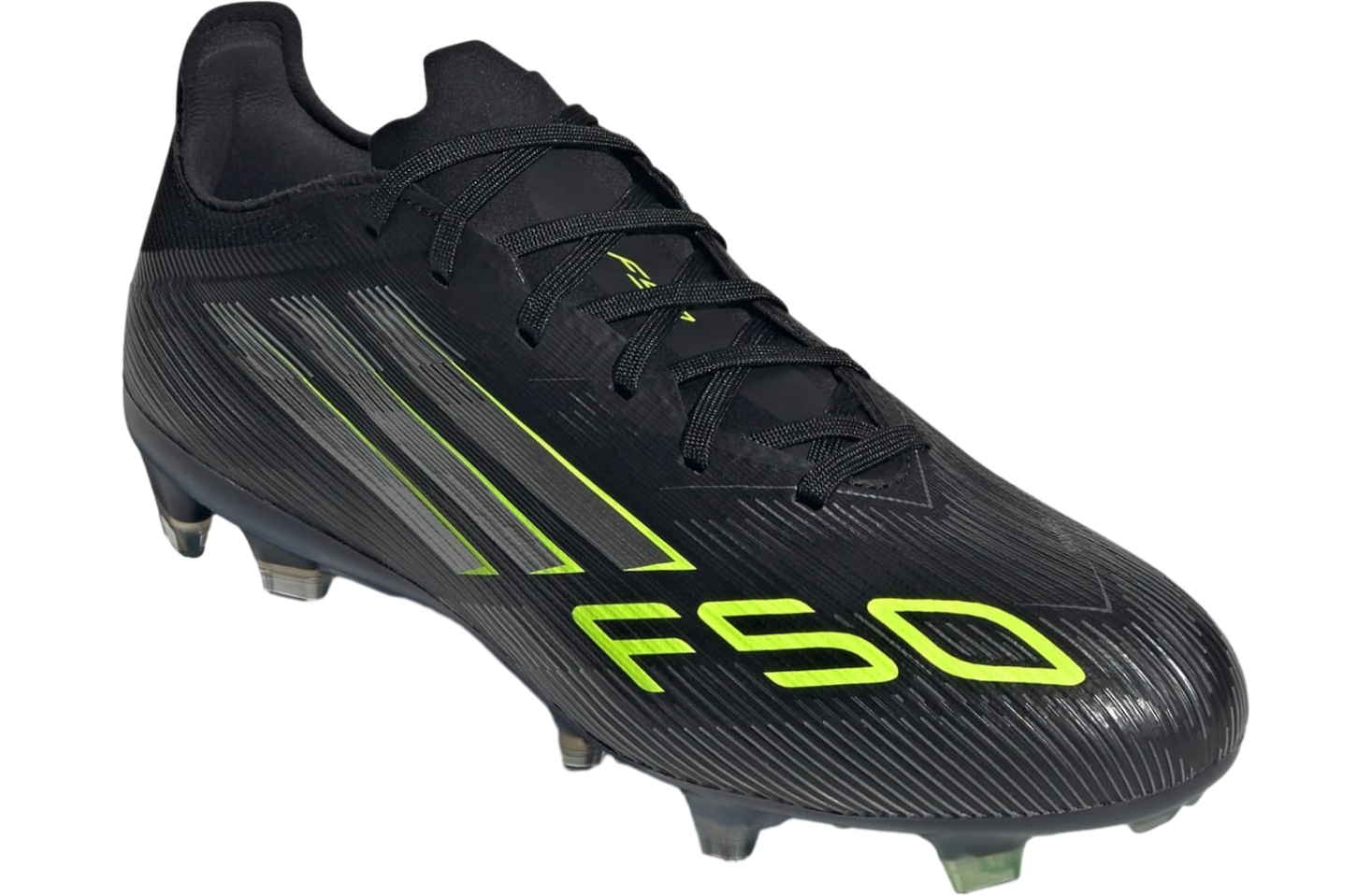 Adidas F50 Pro Fg Core Black / Iron Metallic / Lucid Lemon