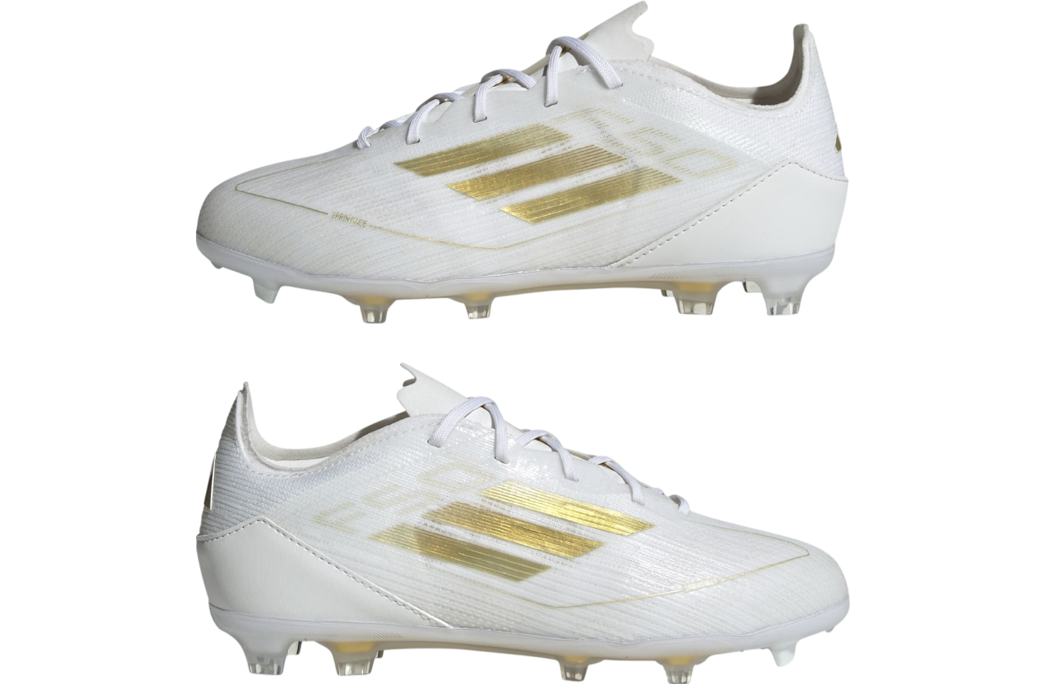 Adidas F50 Pro FG GS Cloud White / Gold Metallic