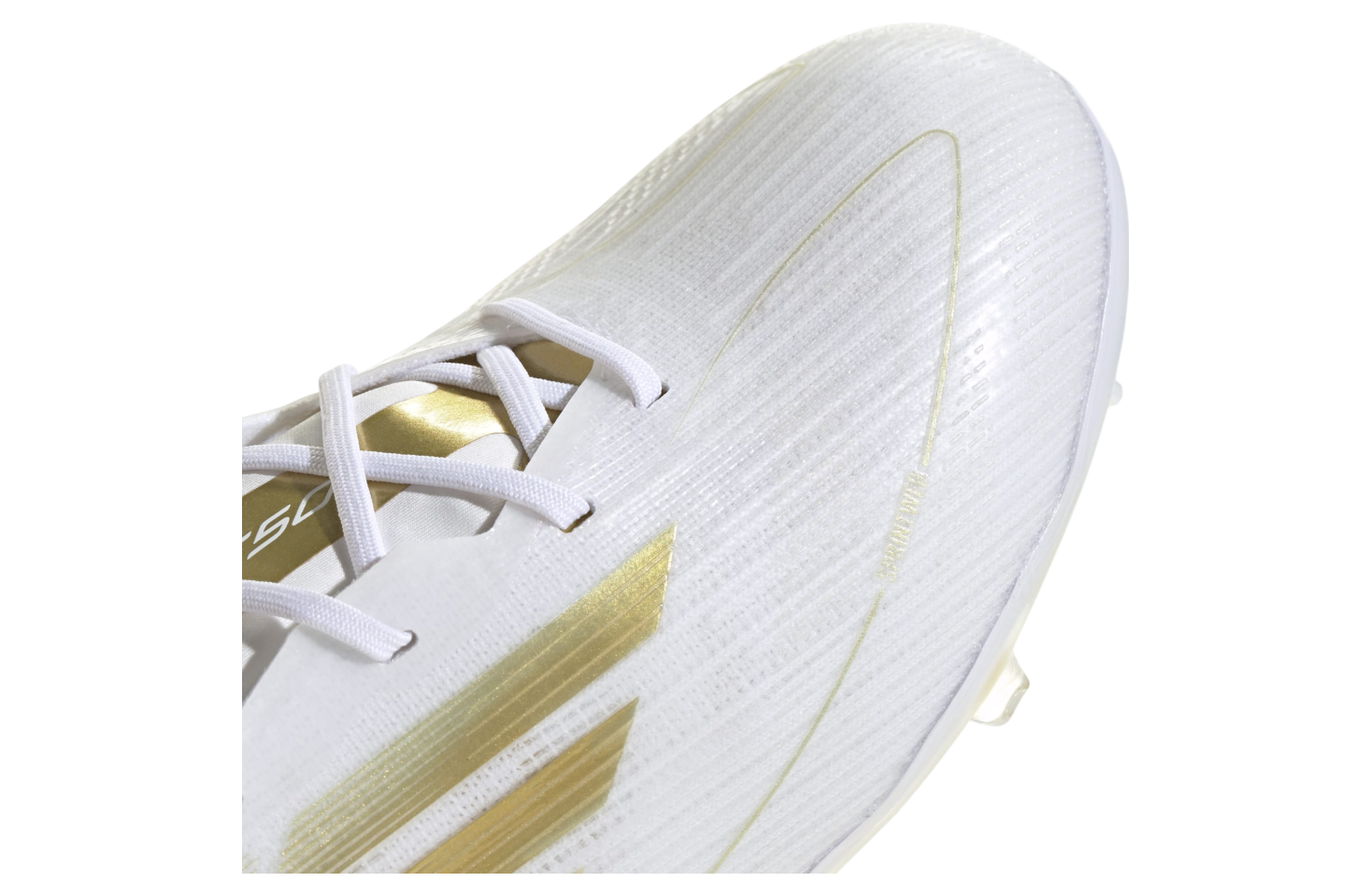 Adidas F50 Pro FG GS Cloud White / Gold Metallic