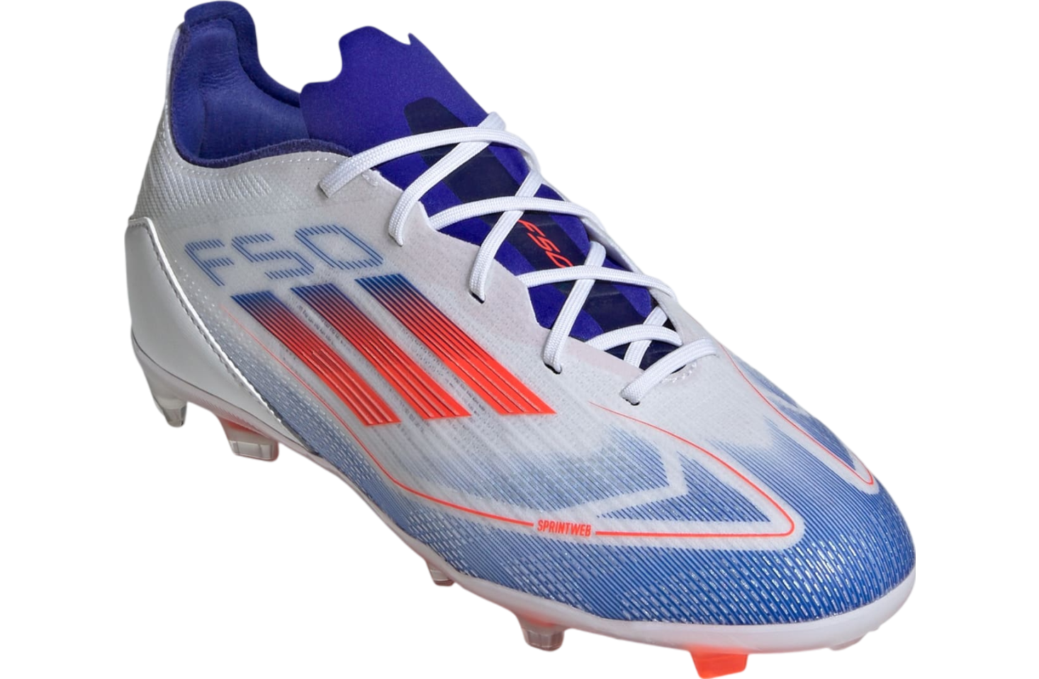 Adidas F50 Pro FG GS Cloud White / Solar Red