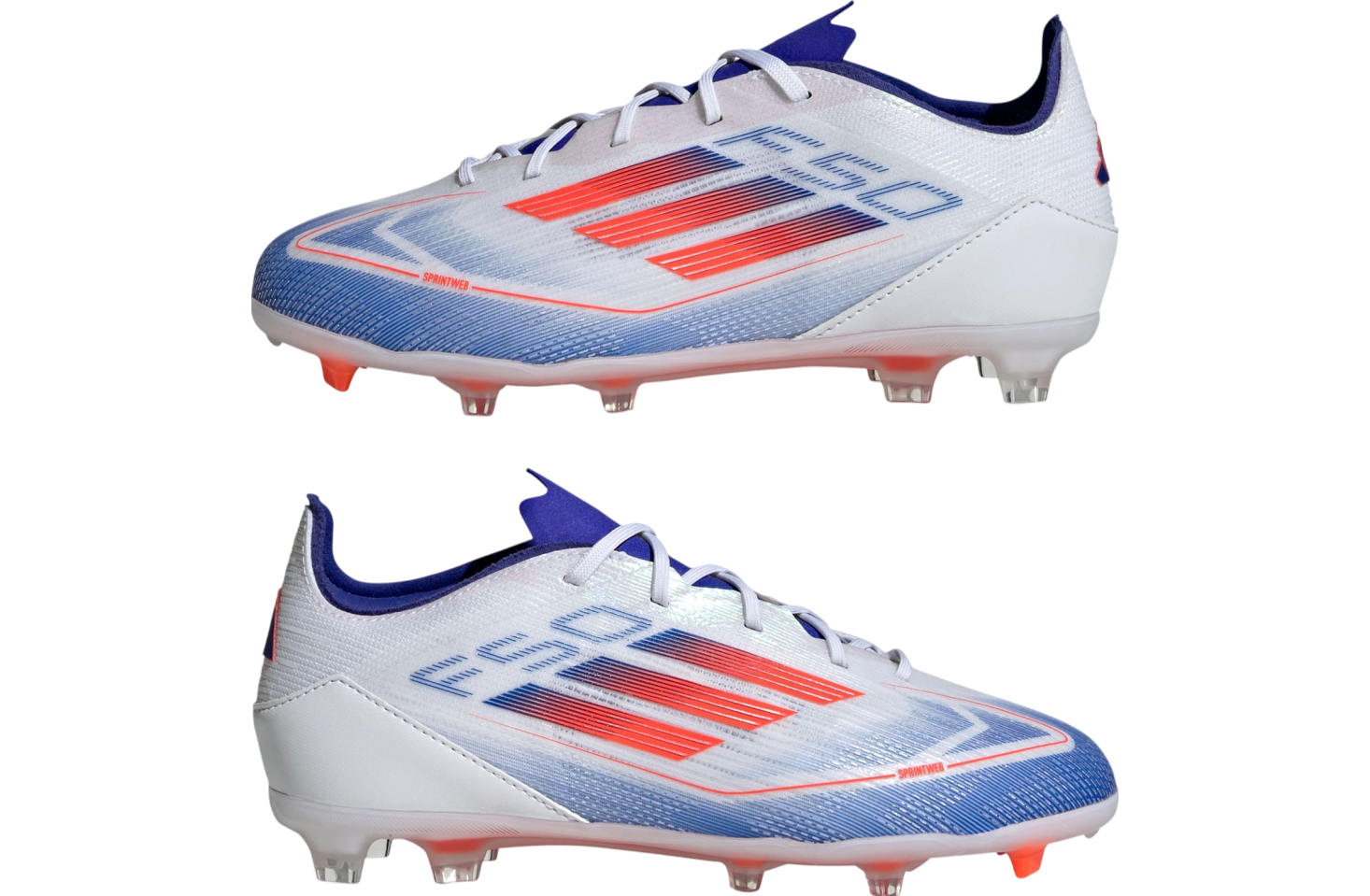 Adidas F50 Pro FG GS Cloud White / Solar Red