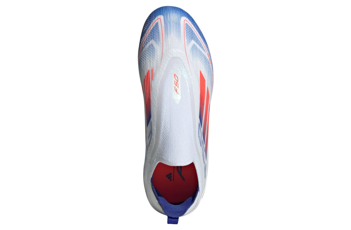 Adidas F50 Pro Laceless FG GS Cloud White / Solar Red