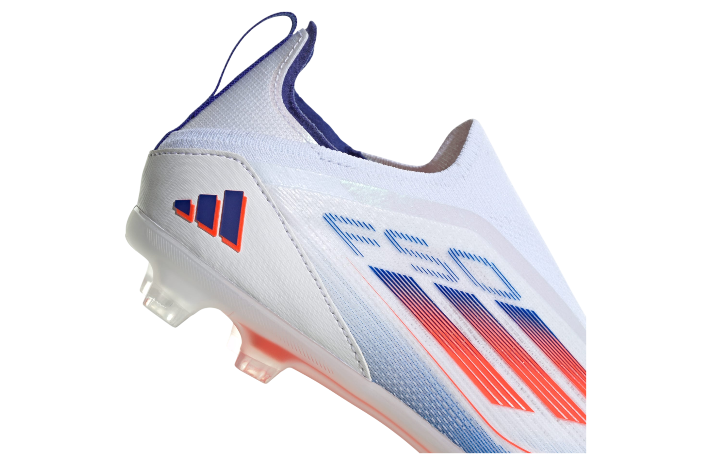 Adidas F50 Pro Laceless FG GS Cloud White / Solar Red