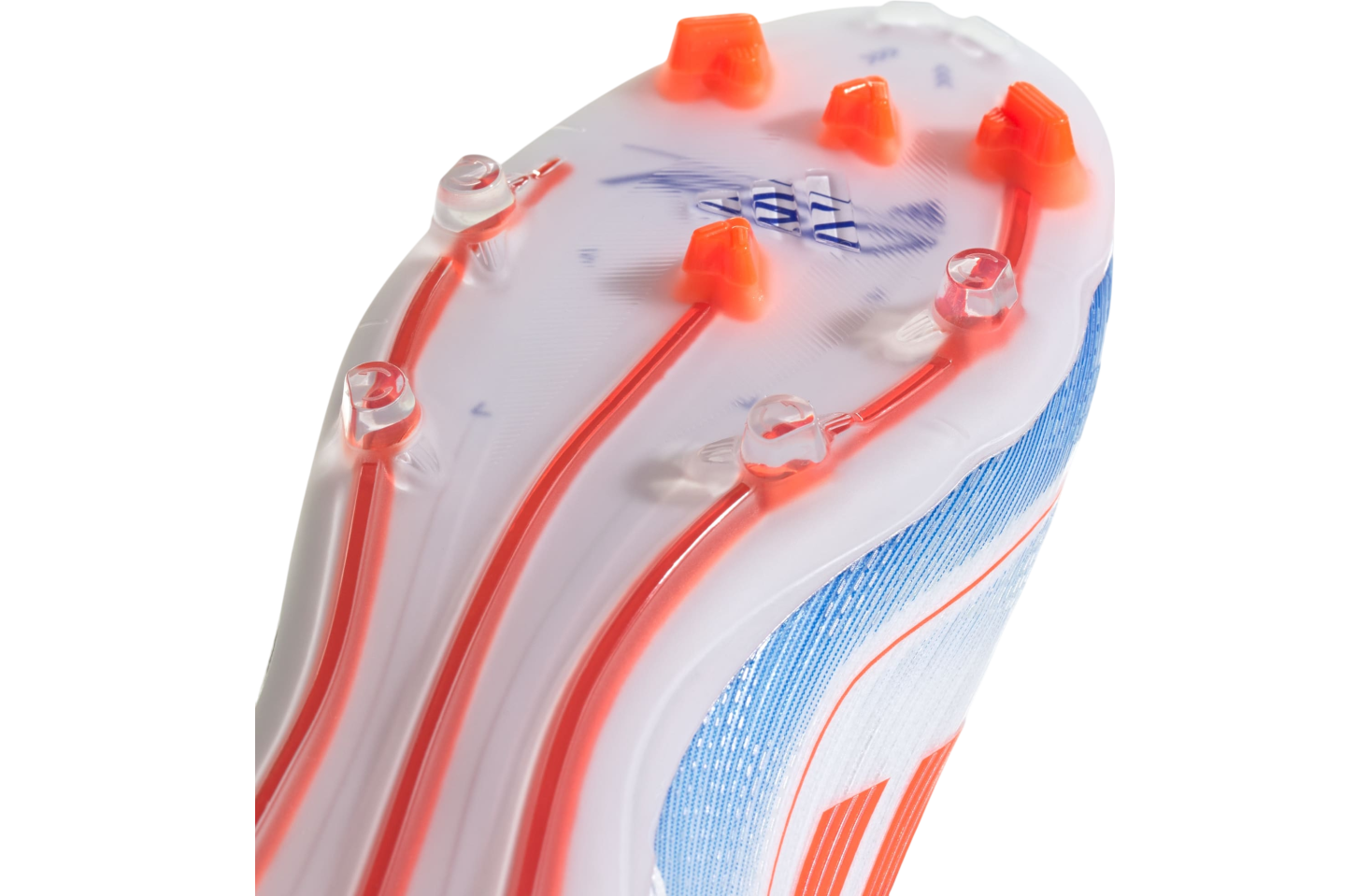 Adidas F50 Pro Laceless FG GS Cloud White / Solar Red