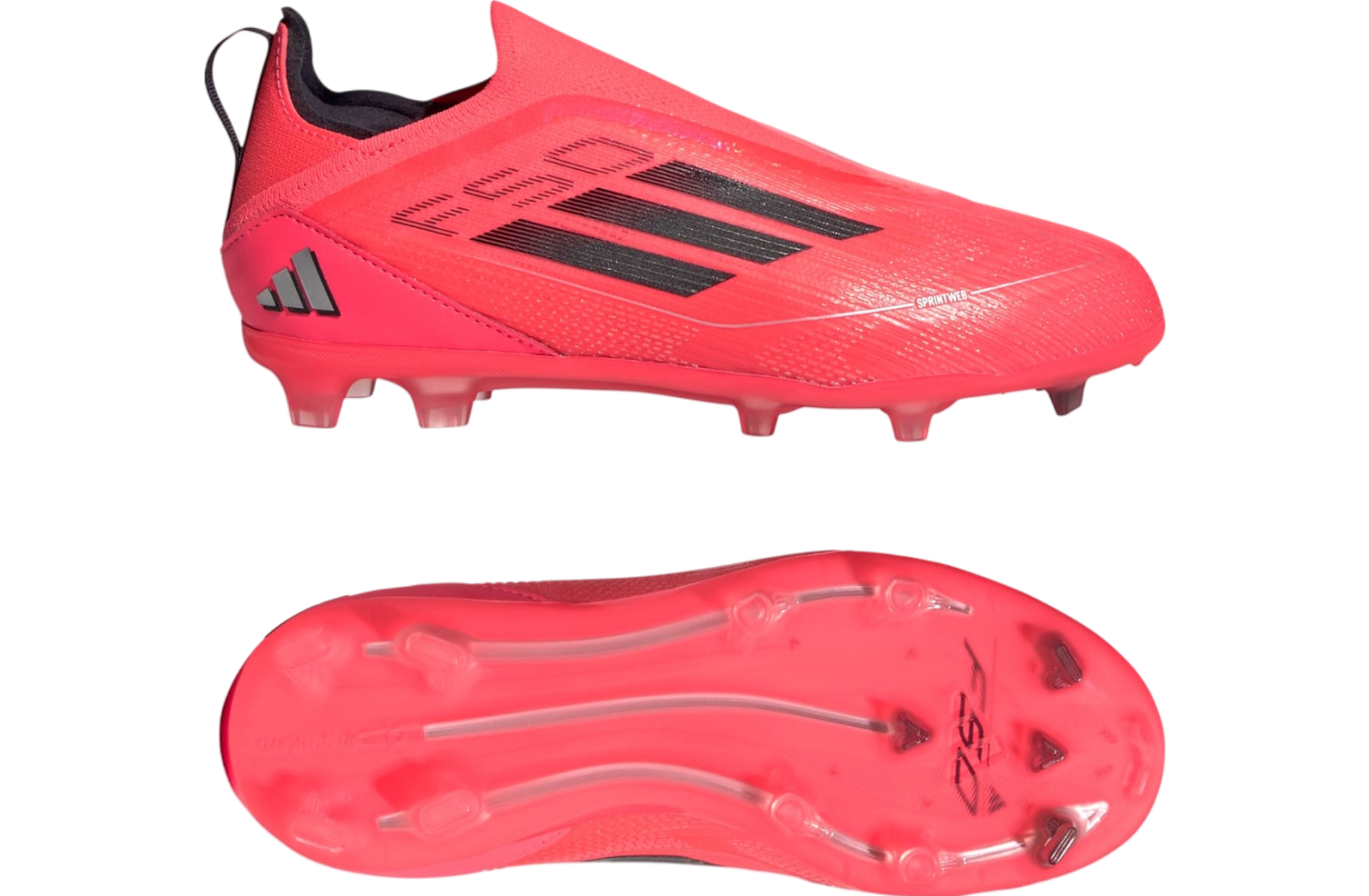 Adidas F50 Pro Laceless FG GS Turbo / Aurora Black