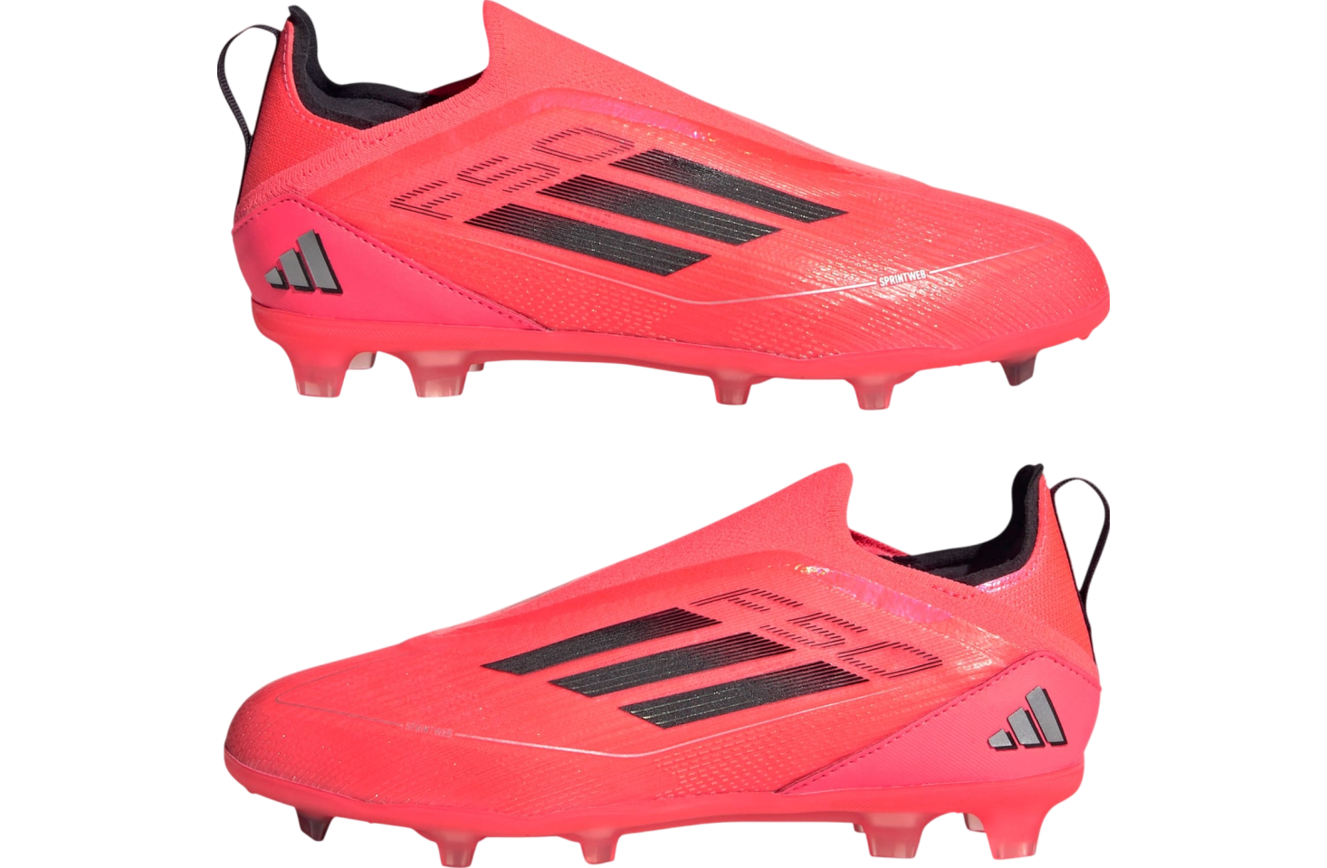 Adidas F50 Pro Laceless FG GS Turbo / Aurora Black