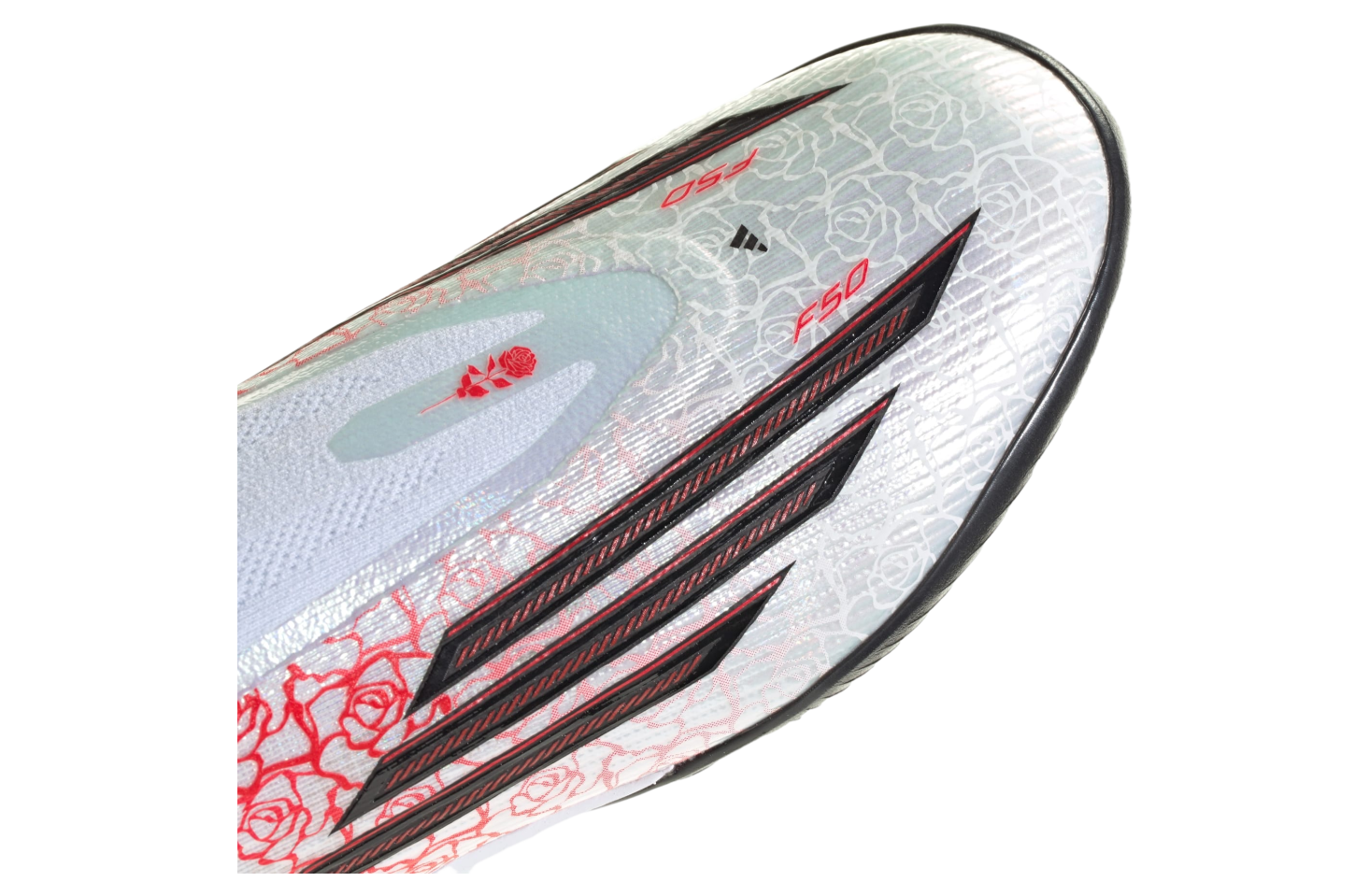 Adidas F50 Pro Lamine Yamal Laceless Turf Football Cloud White / Core Black