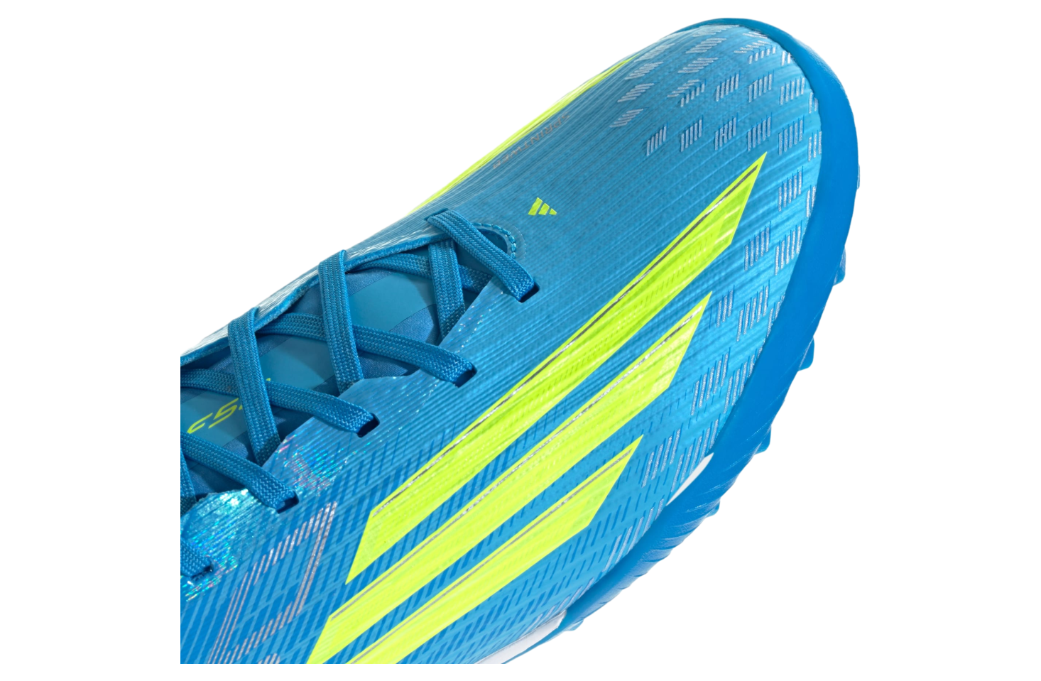 Adidas F50 Pro Turf Lucid Ray Blue / Team Solar Yellow 2