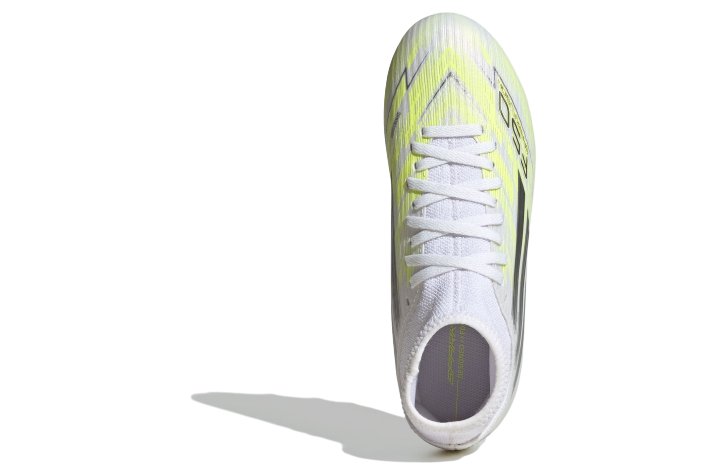 Adidas F50 Sparkfusion Club Mid Cut FG / Artificial Ground WMNS Cloud White / Iron Metallic