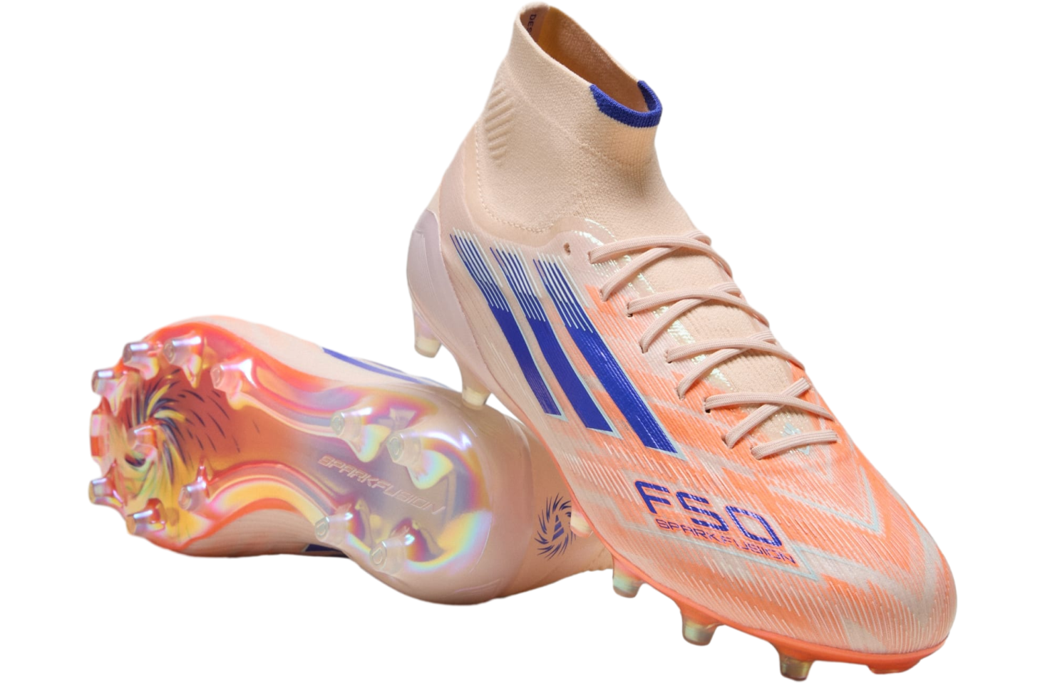 Adidas F50 Sparkfusion Elite Mid FG / AG WMNS Bliss Orange / Lucid Blue