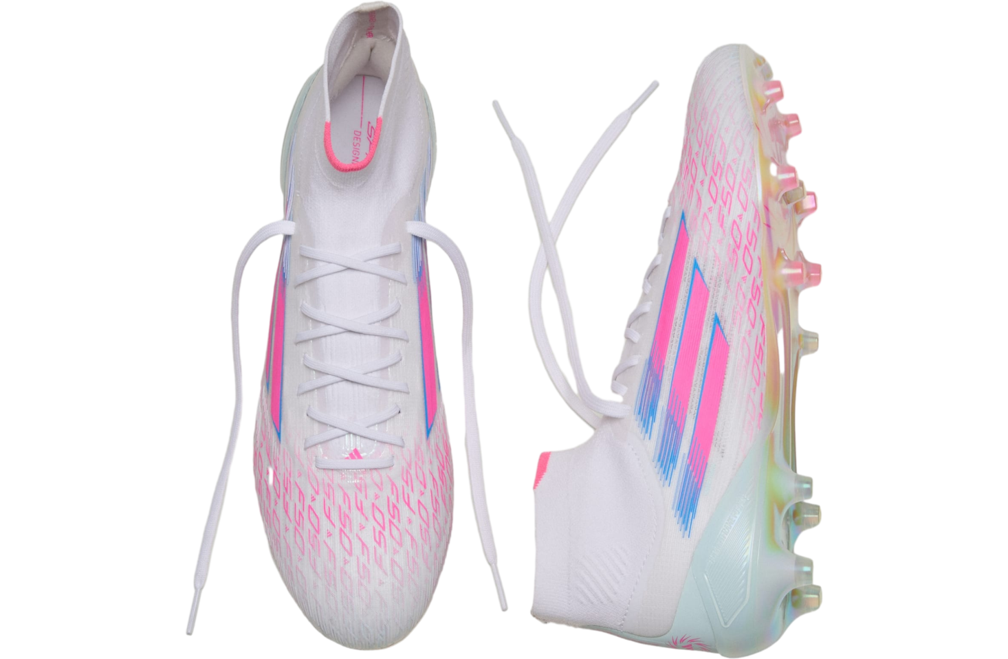 Adidas F50 Sparkfusion Elite Mid FG / AG WMNS Cloud White / Lucid Pink