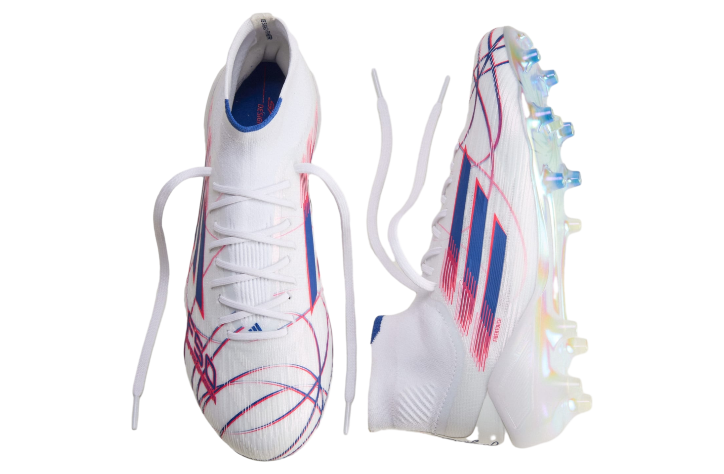 Adidas F50 Sparkfusion Elite Mid FG / Artificial Ground WMNS Cloud White / Royal Blue