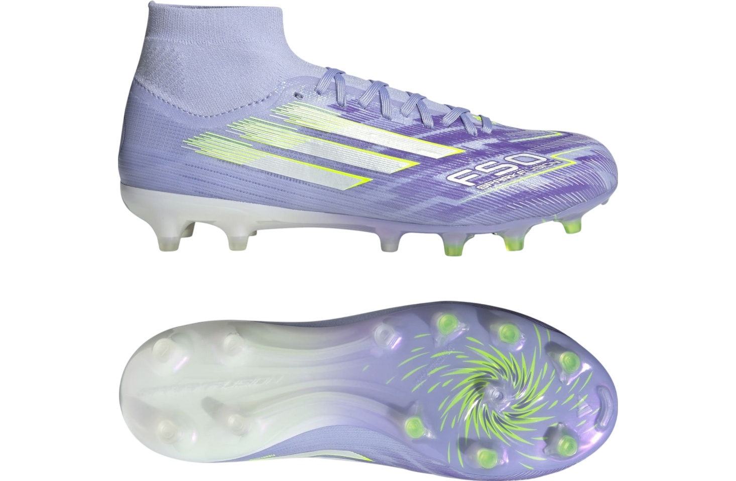 Adidas F50 Sparkfusion Pro FG / AG WMNS Violet Tone / Lucid Lemon