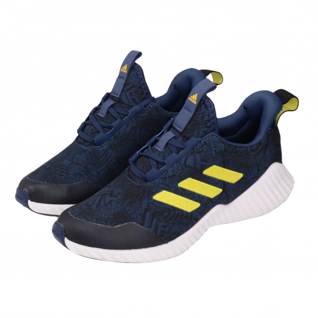 adidas FortaRun GS Tech Indigo Shock Yellow
