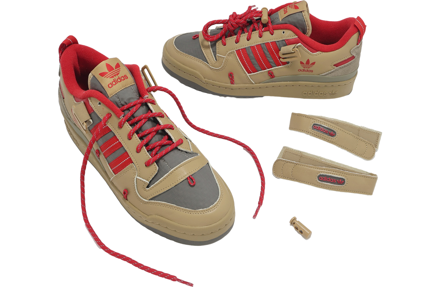 Adidas Forum 84 Camp Low Cardboard / Scarlet - Sep 2024