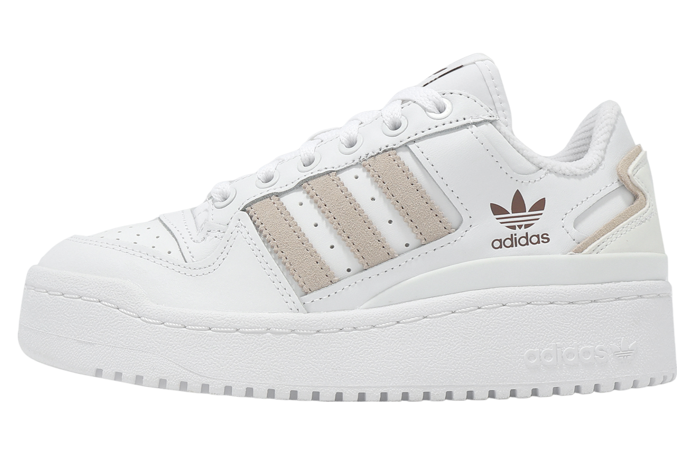 Adidas Forum Bold Stripes W Footwear White / Wonder Taupe