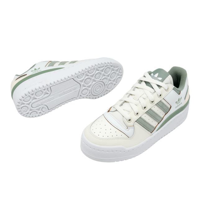 Adidas Forum Bold Stripes W Off White / Silver Green