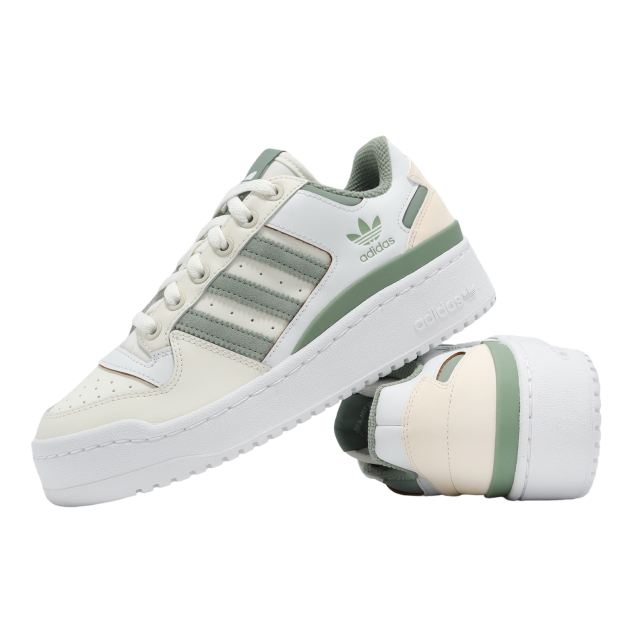 Adidas Forum Bold Stripes W Off White / Silver Green