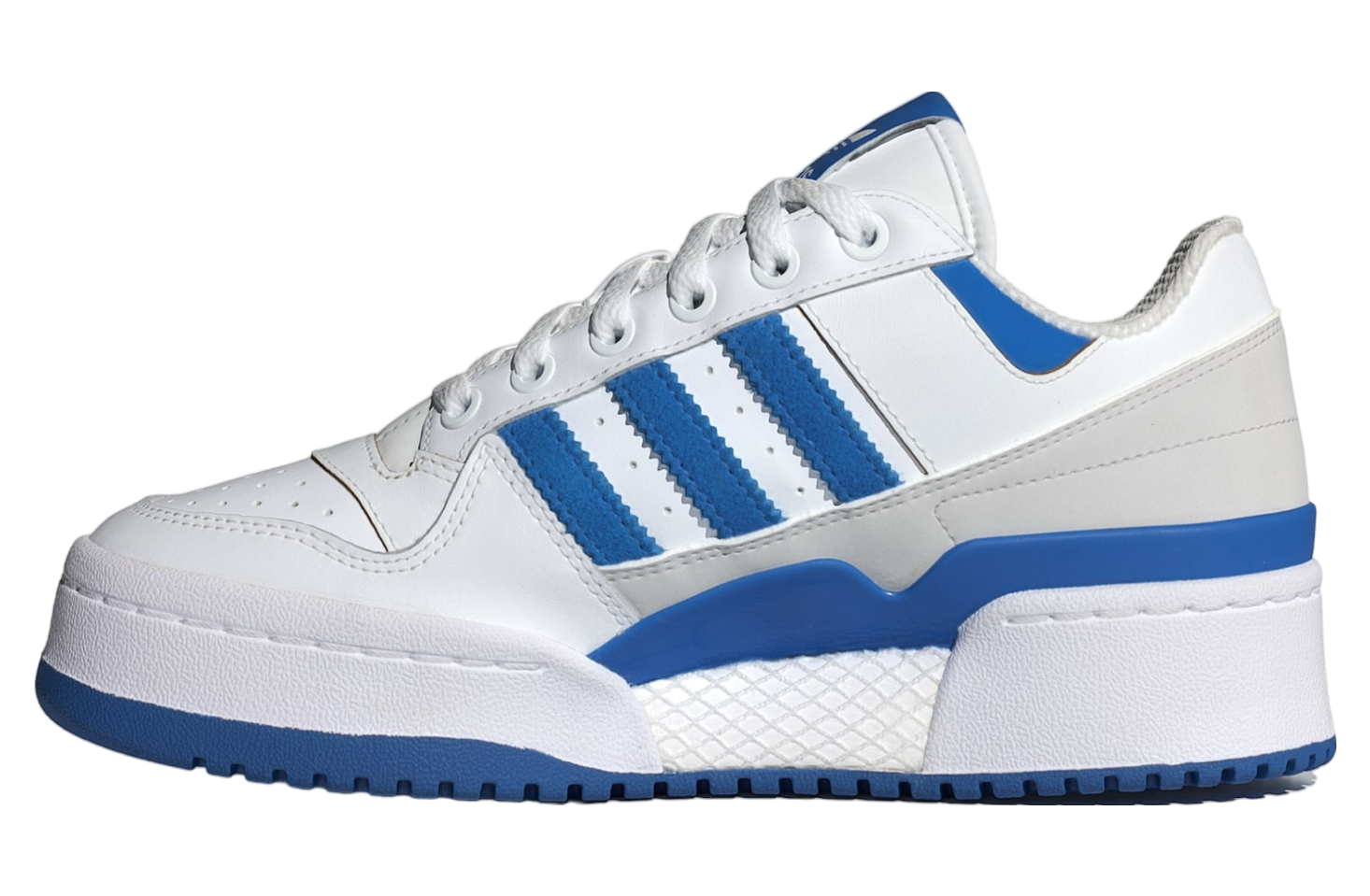 Adidas Forum Bold Stripes WMNS Cloud White / Blue Bird